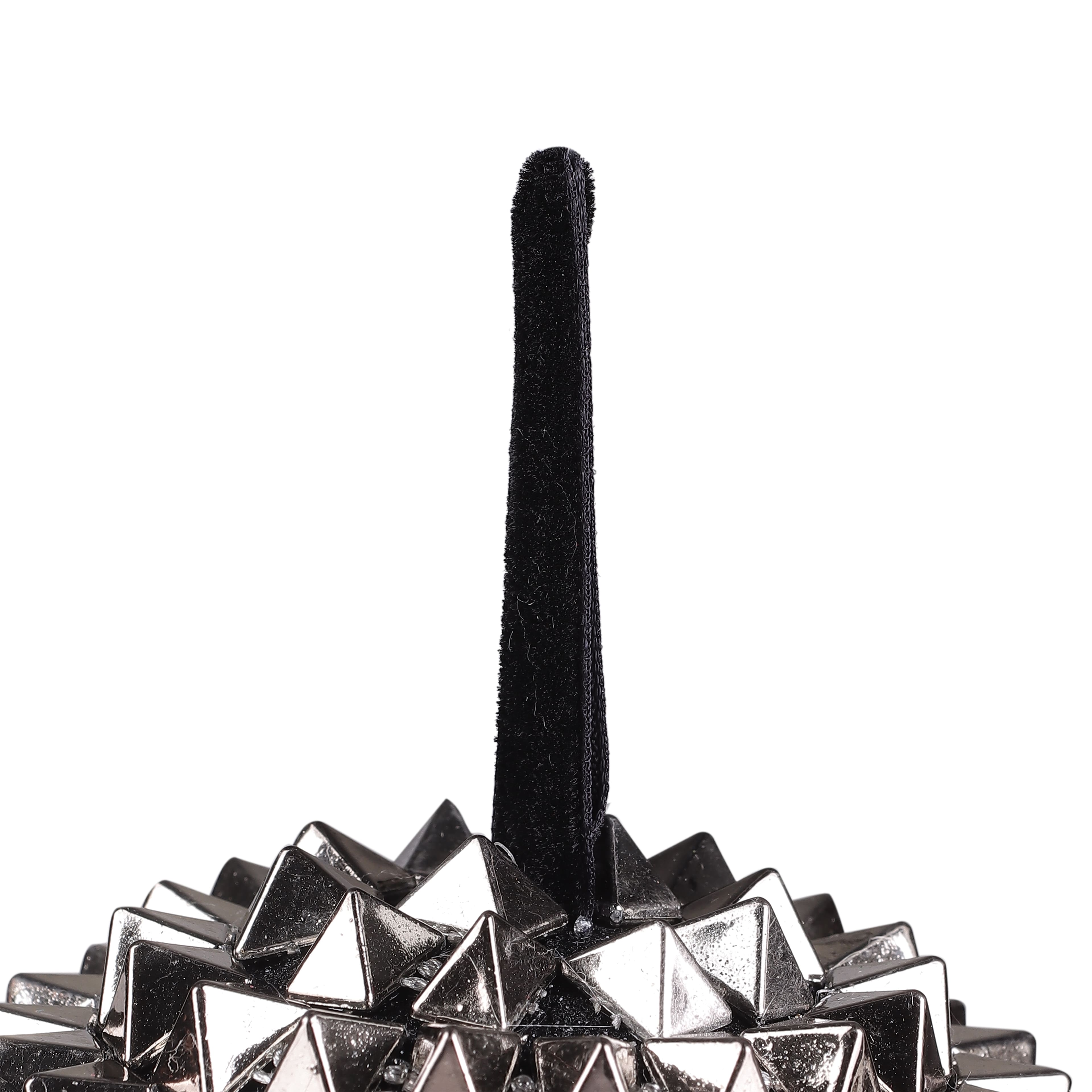4&#x22; Silver Spikes Ball Ornament by Ashland&#xAE;