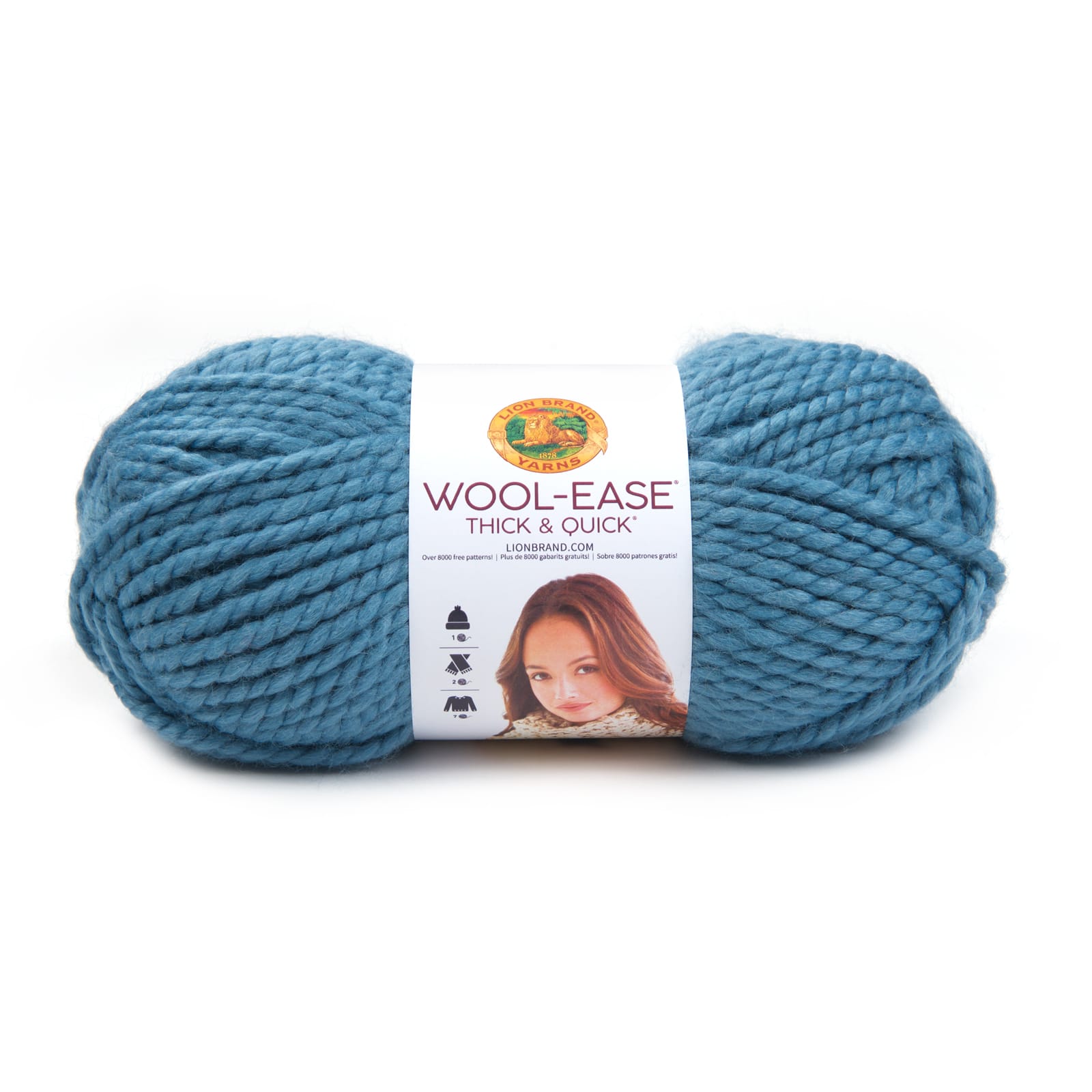 lion brand yarn wool-ease thick & quick yarn, soft and bulky yarn for