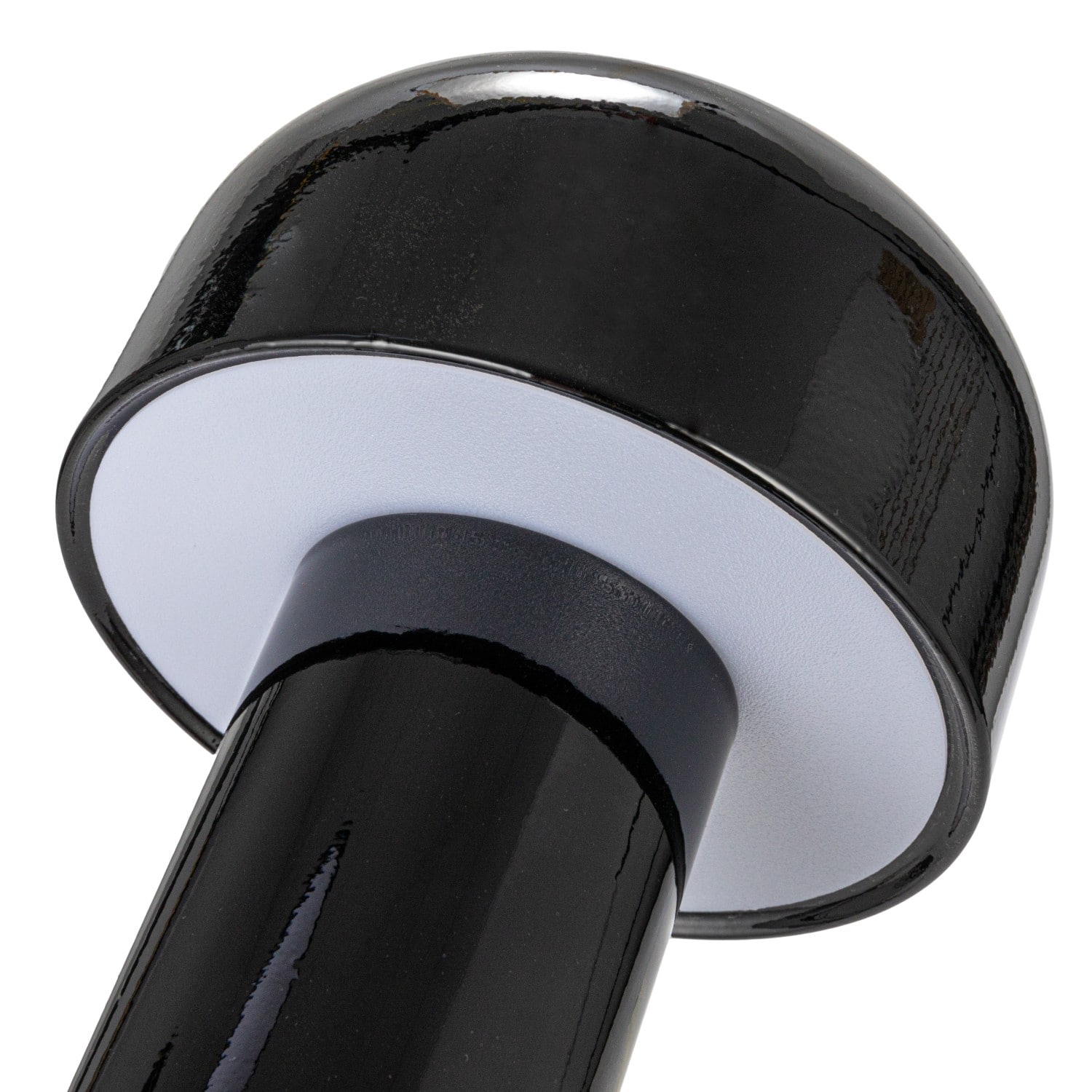 Hello Honey® 8.25" Black Round Metal LED Rechargeable Table Lamp Set, 2ct.