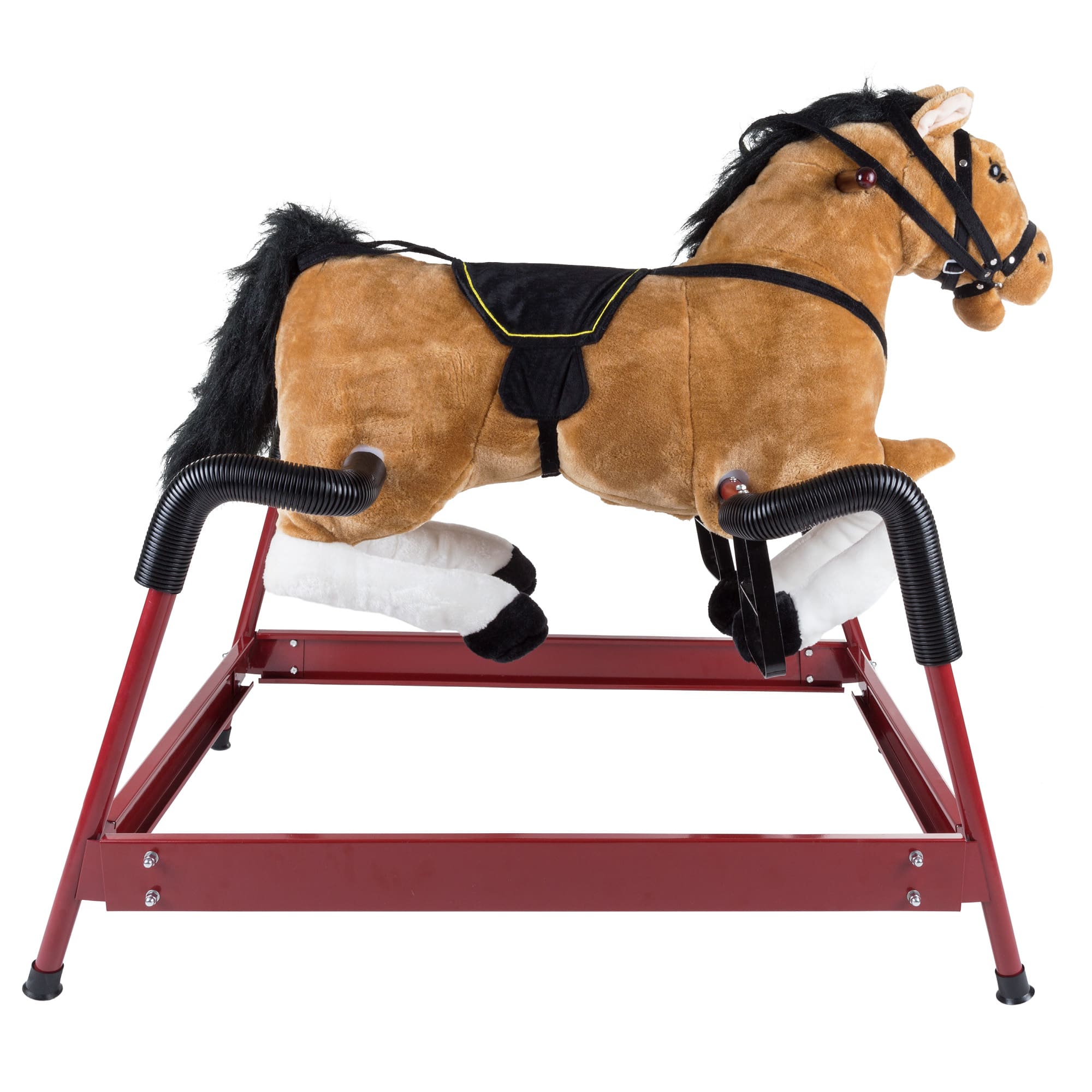 Toy Time Brown Plush Spring Rocking Horse Ride-On | Michaels