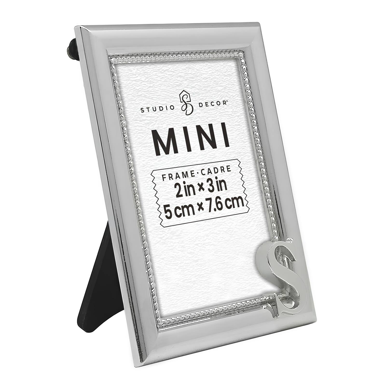 Mini Silver S Frame by Studio Décor®