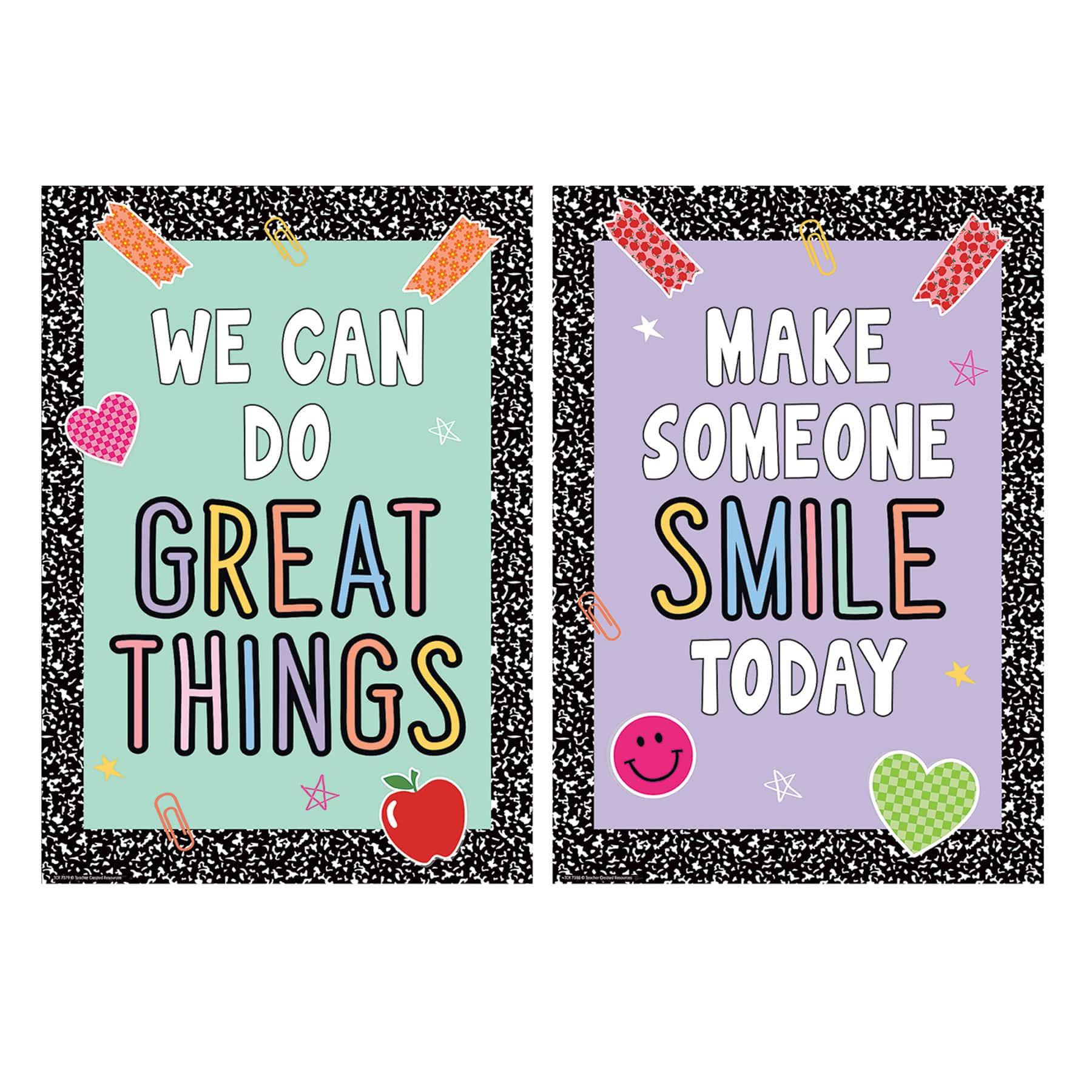 Teacher Created Resources® Cool for School Positive Posters, Set of 4