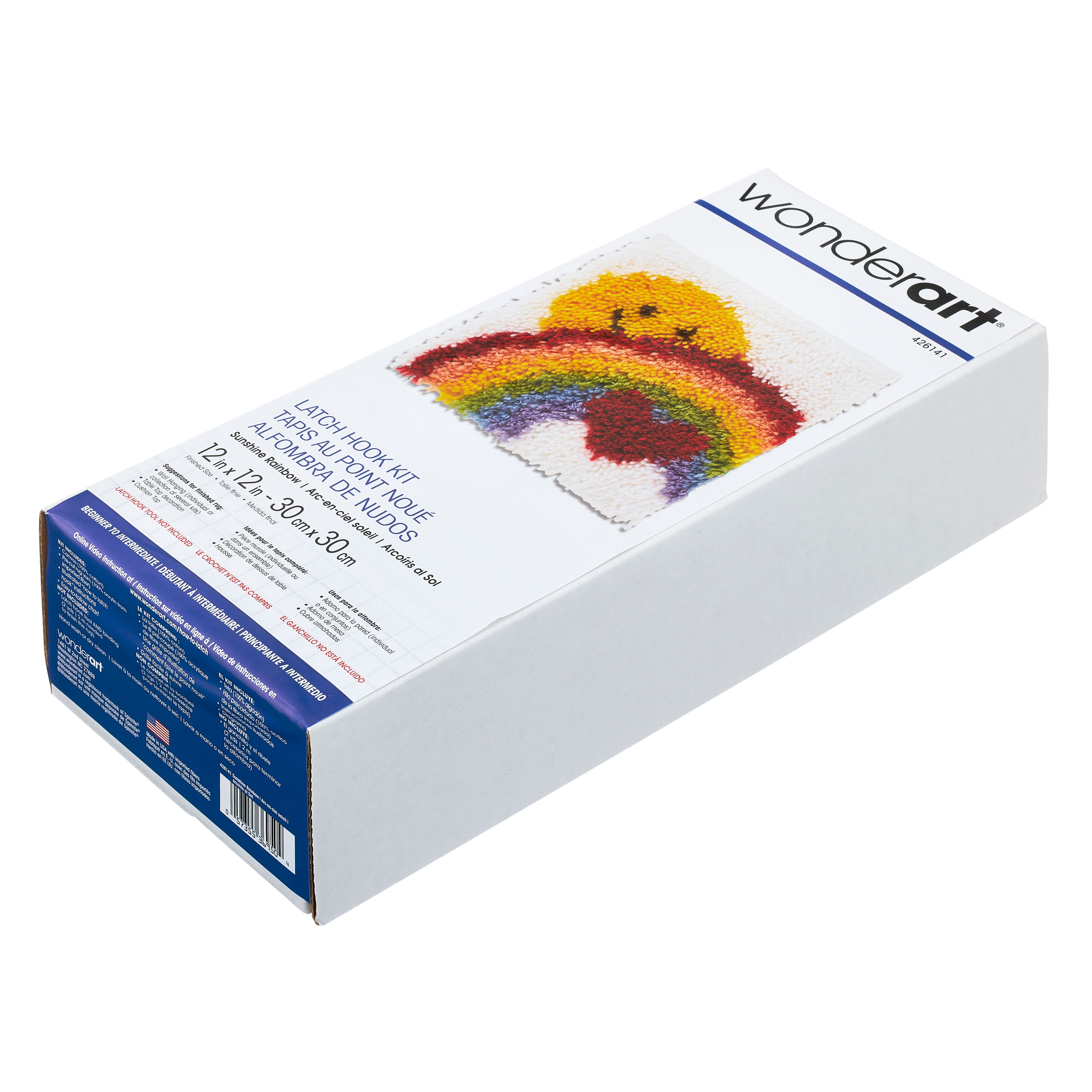 Wonderart&#xAE; Sunshine Rainbow Latch Hook Kit