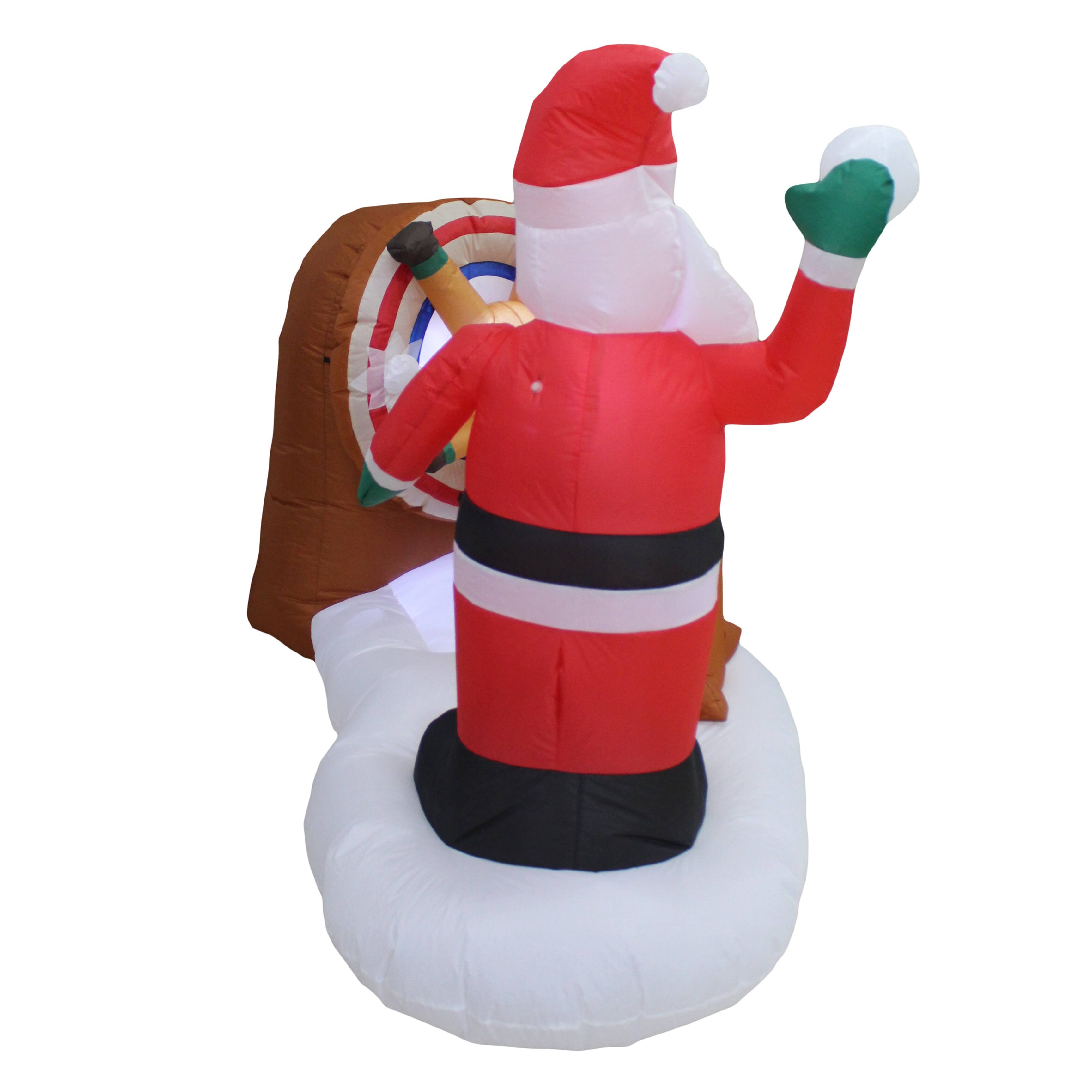 6ft. Inflatable Animated Snowball Fight