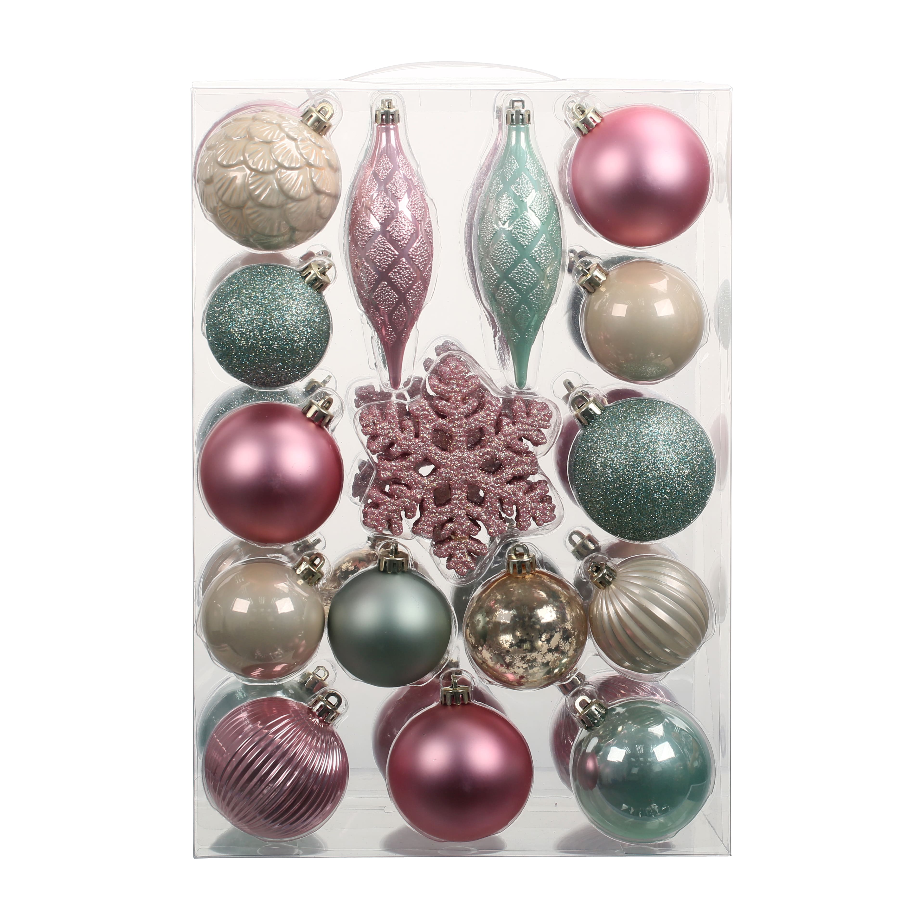 40 Pack Gala Mixed Shatterproof Ornaments by Ashland&#xAE;