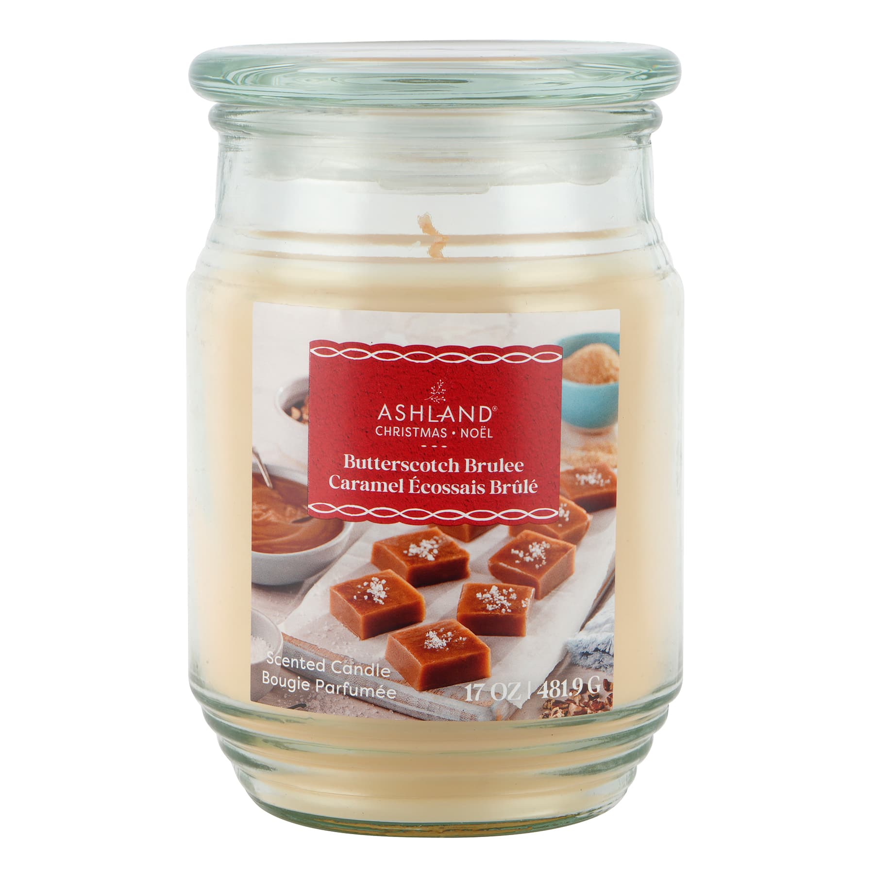 17oz. Butterscotch Brul&#xE9;e Scented Jar Candle by Ashland&#xAE;