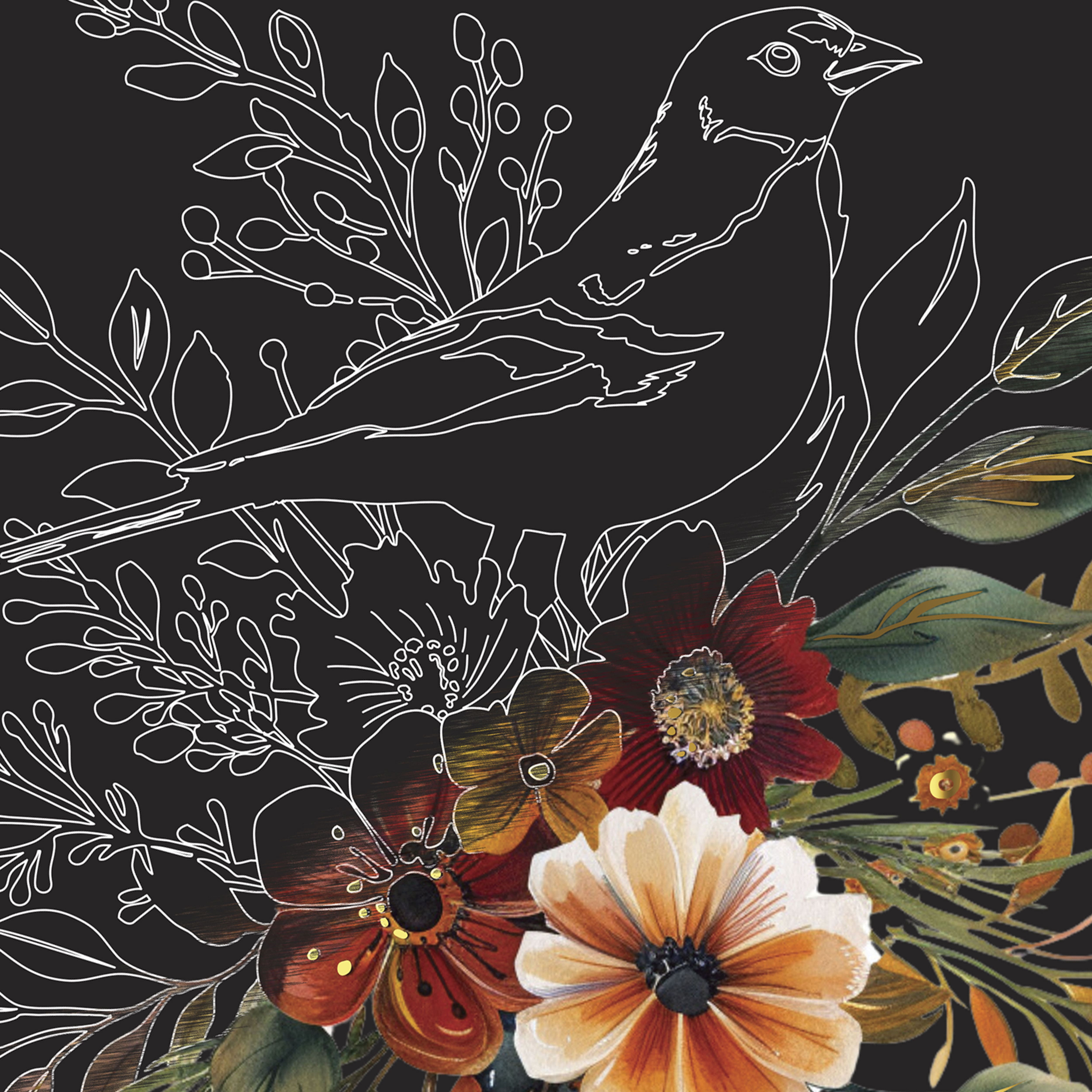 Brea Reese™ 9" x 12" Autumn Equinox Scratch Art Paper Pad