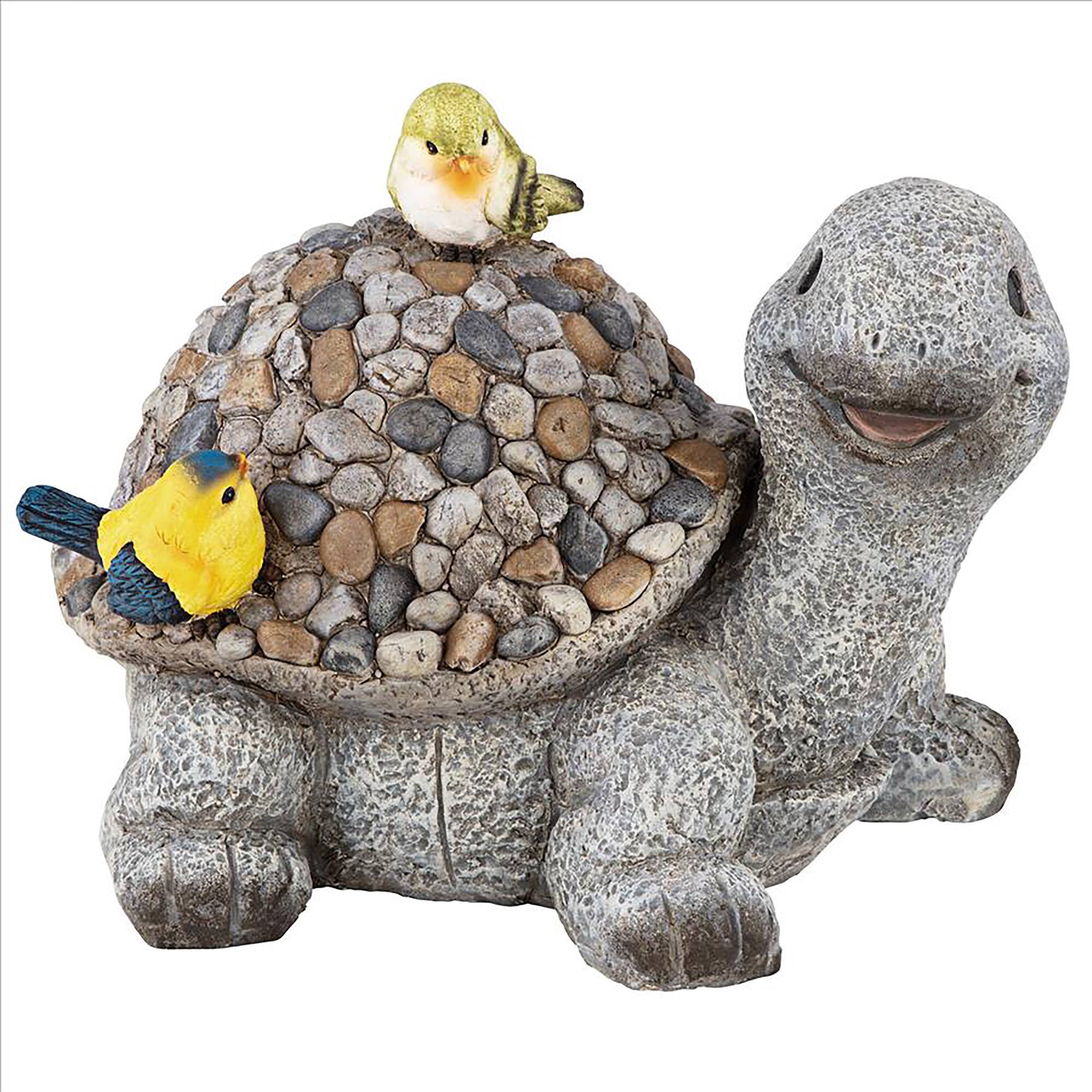 Design Toscano 12" Pebbles the Turtle Garden Statue