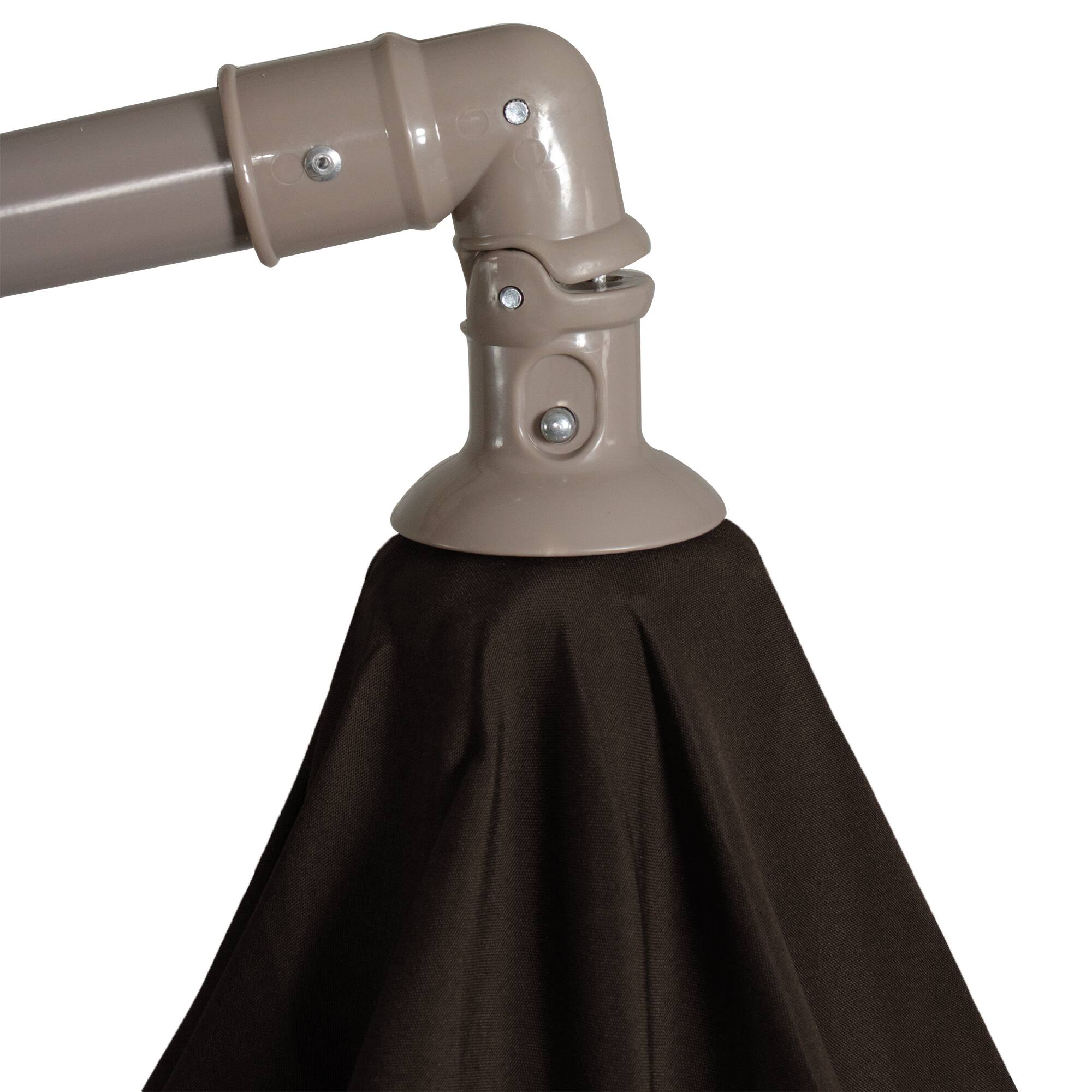 10ft. Offset Outdoor Patio Umbrella with Hand Crank