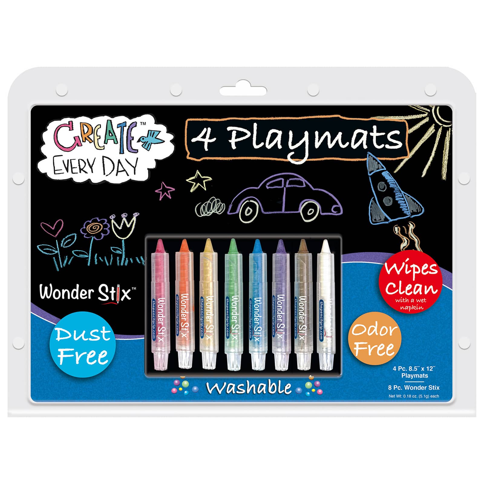 Create Every Day Wonder Stix Playmat Kit, 8.5" x 12"
