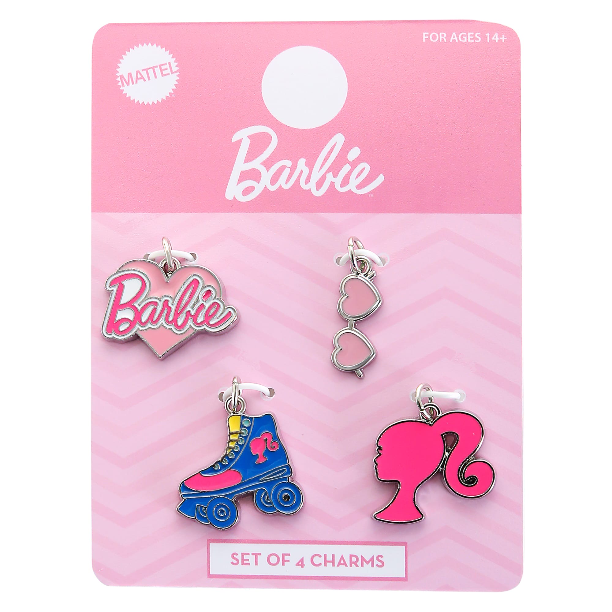 Barbie&#x2122; 4-Piece Enamel Charm Set