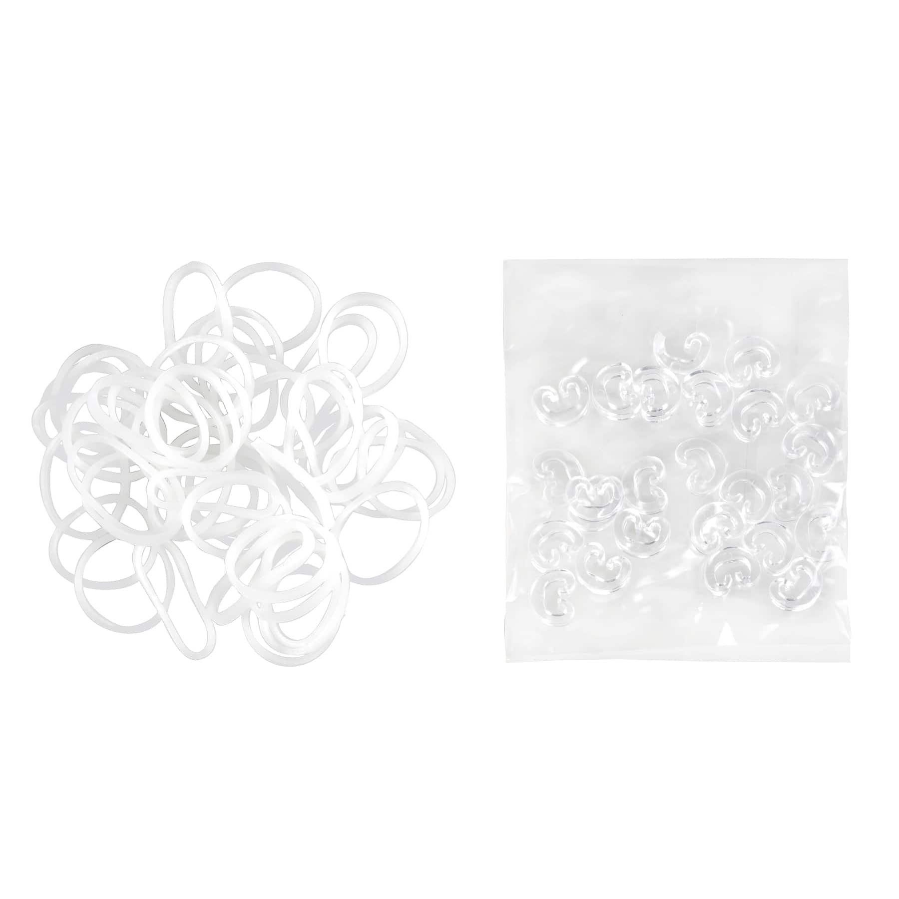 12 Pack: Rainbow Loom® White Refill Bands