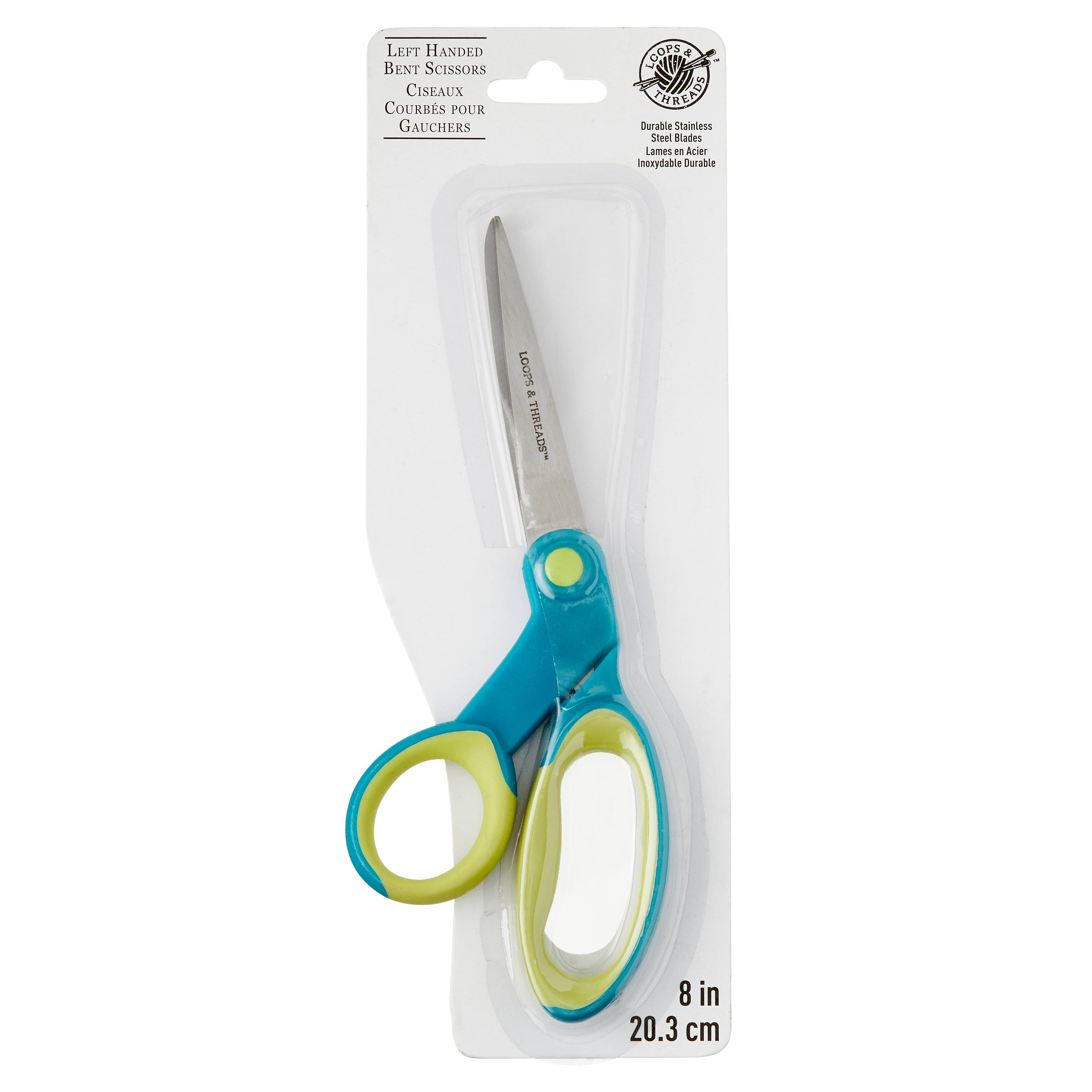 12 Pack: Left-Handed Bent Scissors by Loops &#x26; Threads&#x2122;