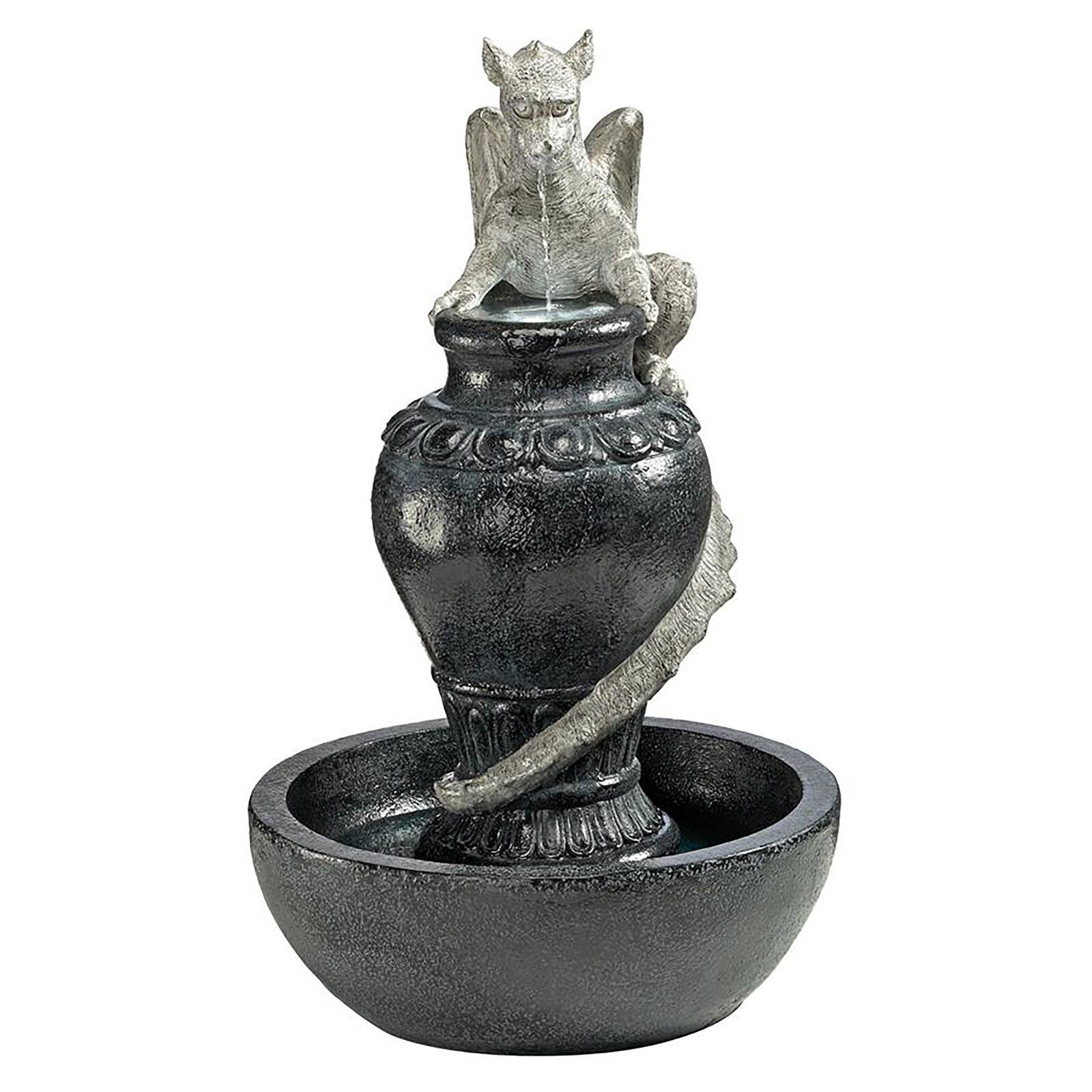 Design Toscano The Viper Dragon Sculptural Fountain