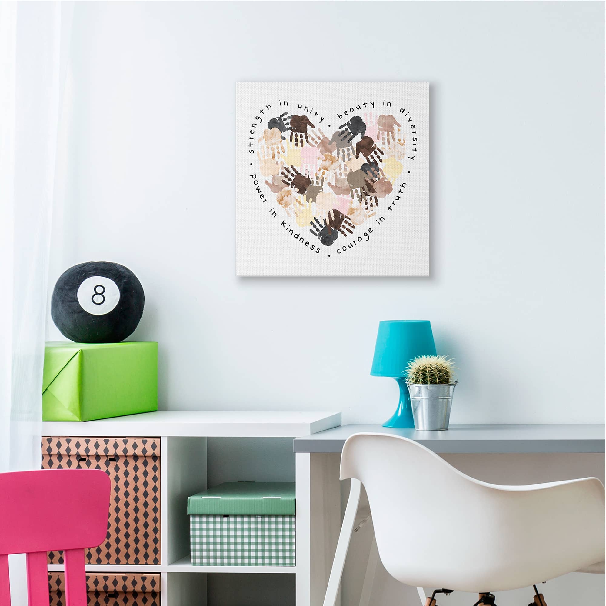 Stupell Industries Powerful Strength In Unity Phrase Wall Art