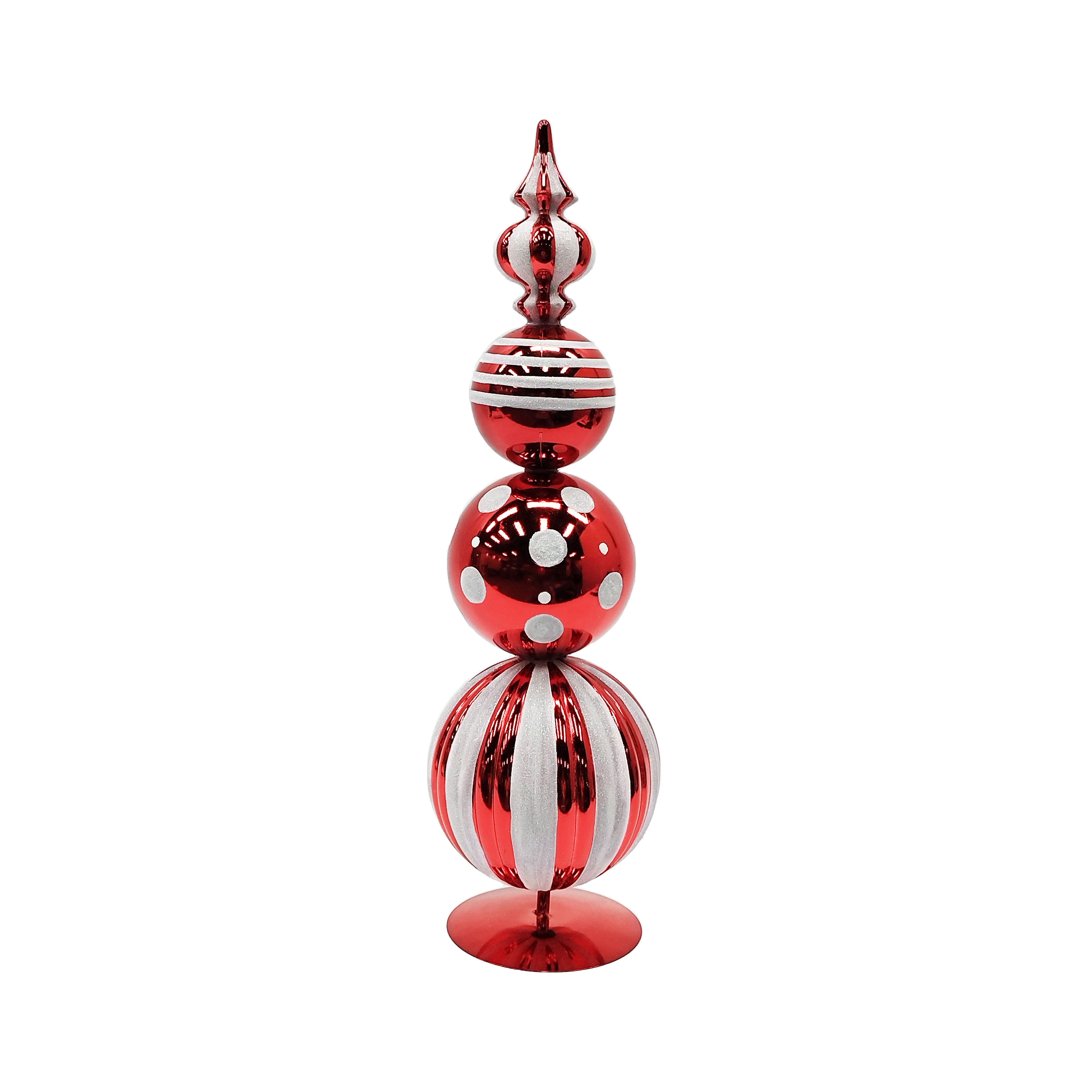 19.75&#x22; Peppermint Finial Ornament Tabletop D&#xE9;cor by Ashland&#xAE;