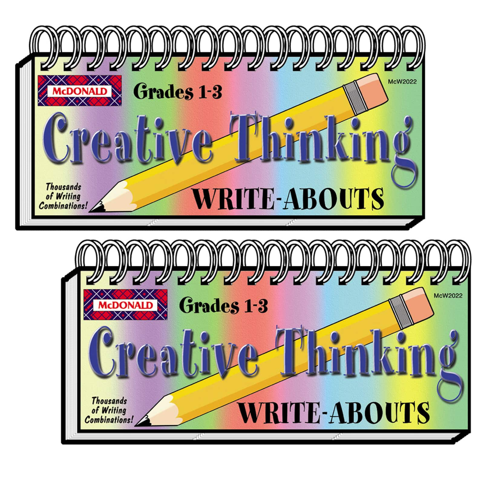 McDonald Publishing&#xAE; 2-Pack Creative Thinking Write-Abouts, Grades 1-3