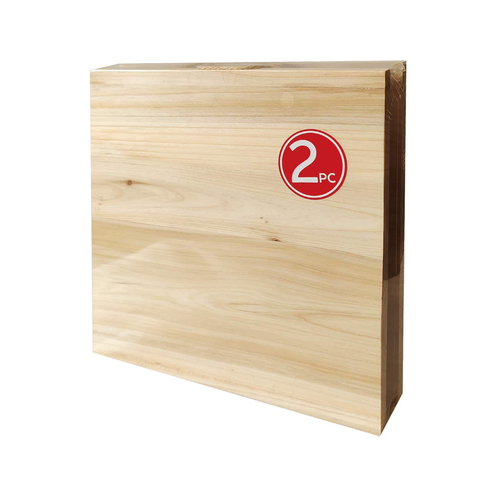 10" x 10" Natural Wood Square Plaques by Make Market®, 2ct.