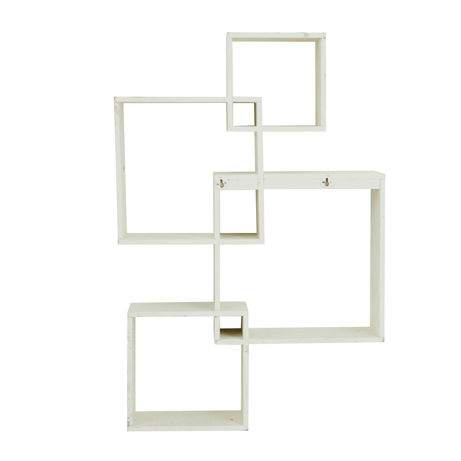 White Fir Contemporary Wall Shelf, 34" x 12" x 22"
