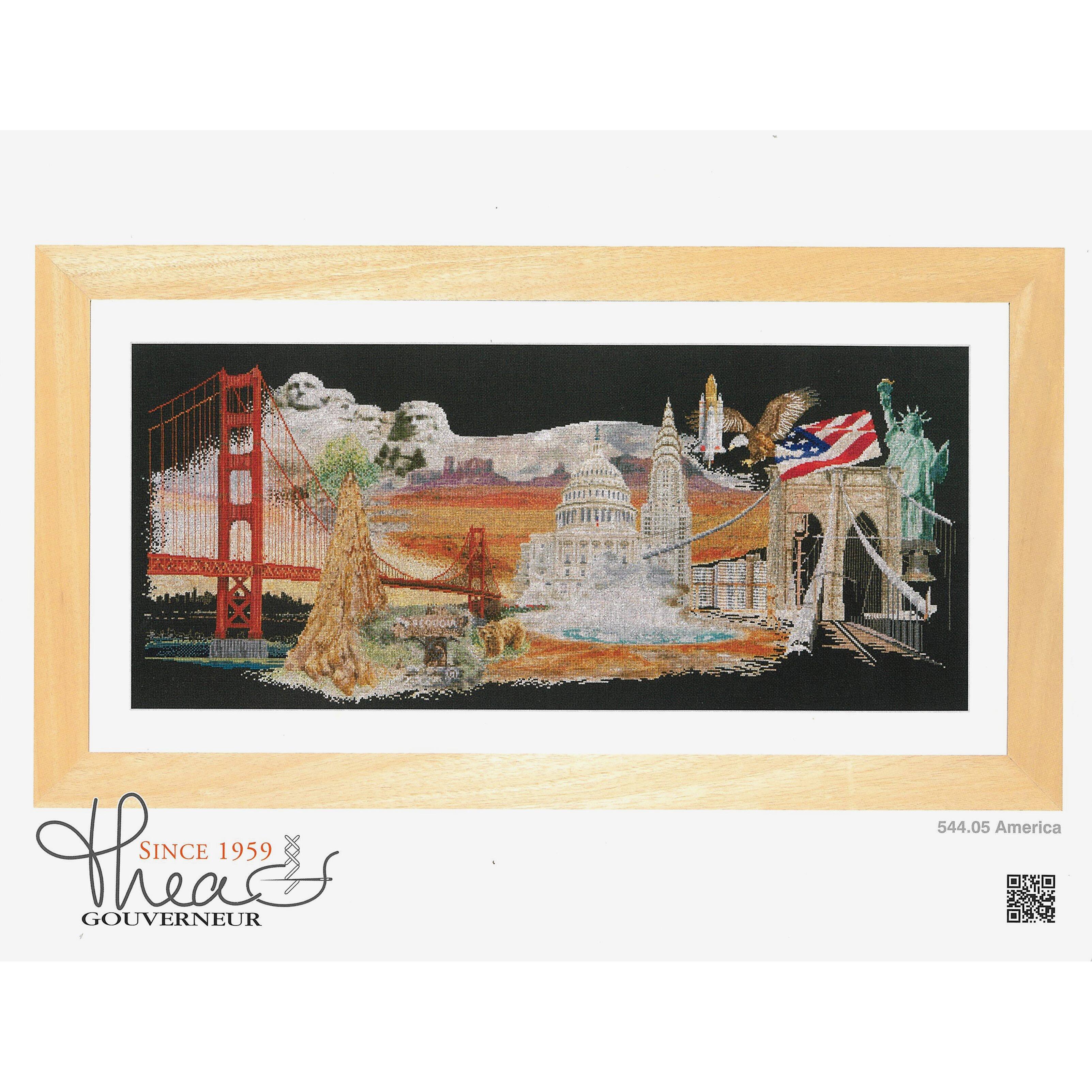 Thea Gouverneur America Cross Stitch Kit