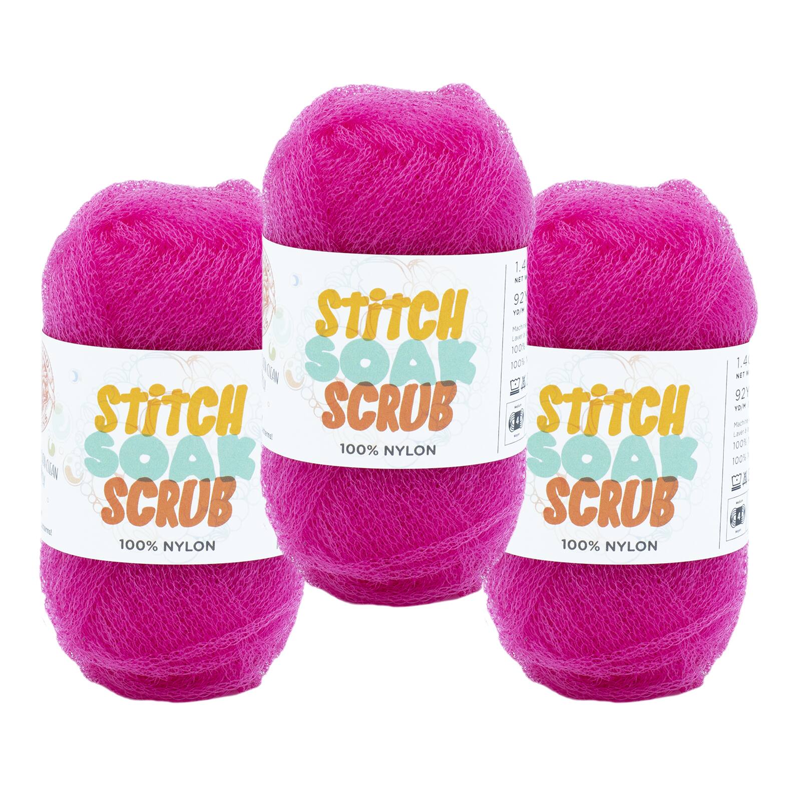 3 Pack Lion Brand Stitch Soak Scrub Yarn Lion Brand Multi Packs 3-pack-lion-brand-stitch-soak-scrub-yarn-lion-brand-multi-packs