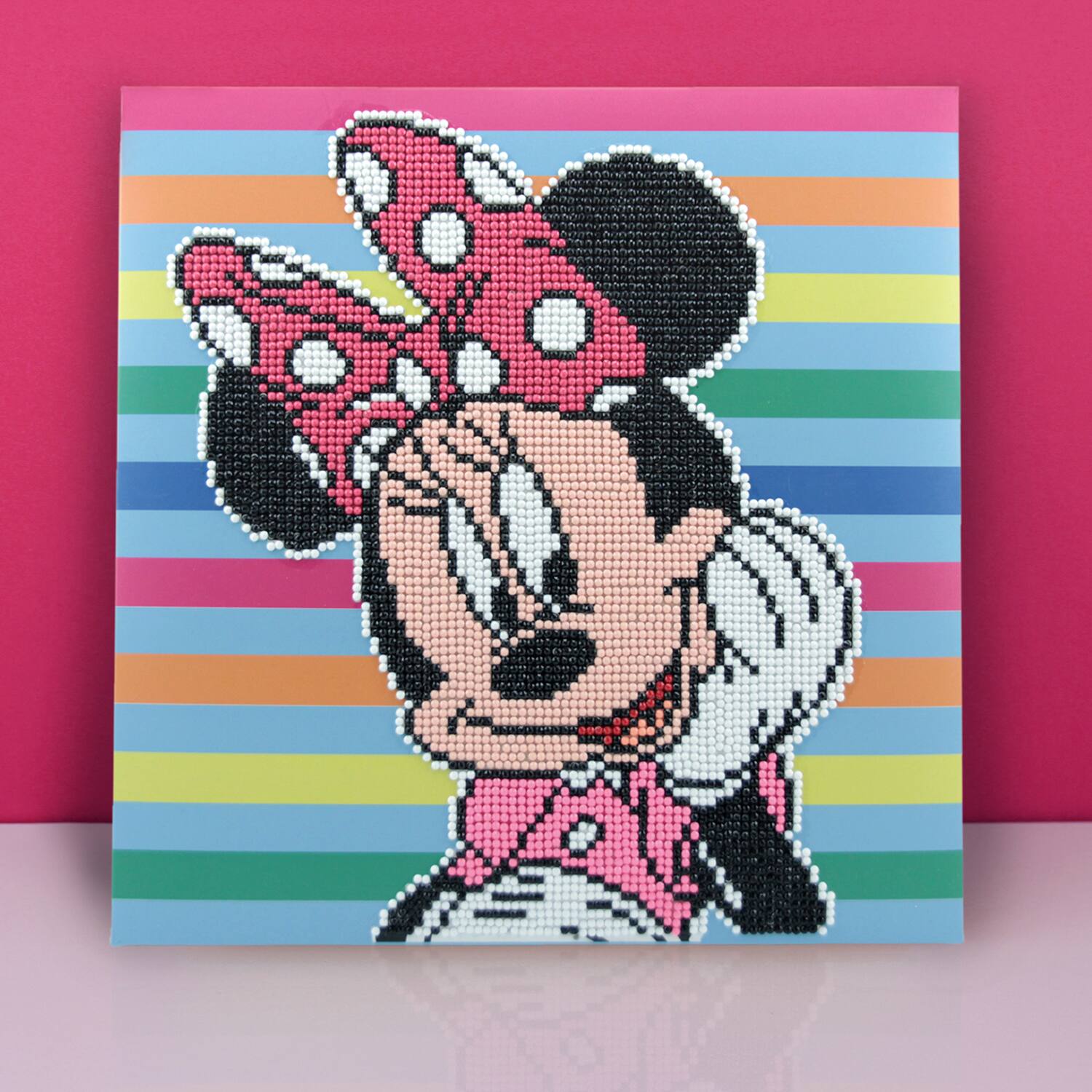 Camelot&#xAE; Dots Minnie Stripes Diamond Painting Kit