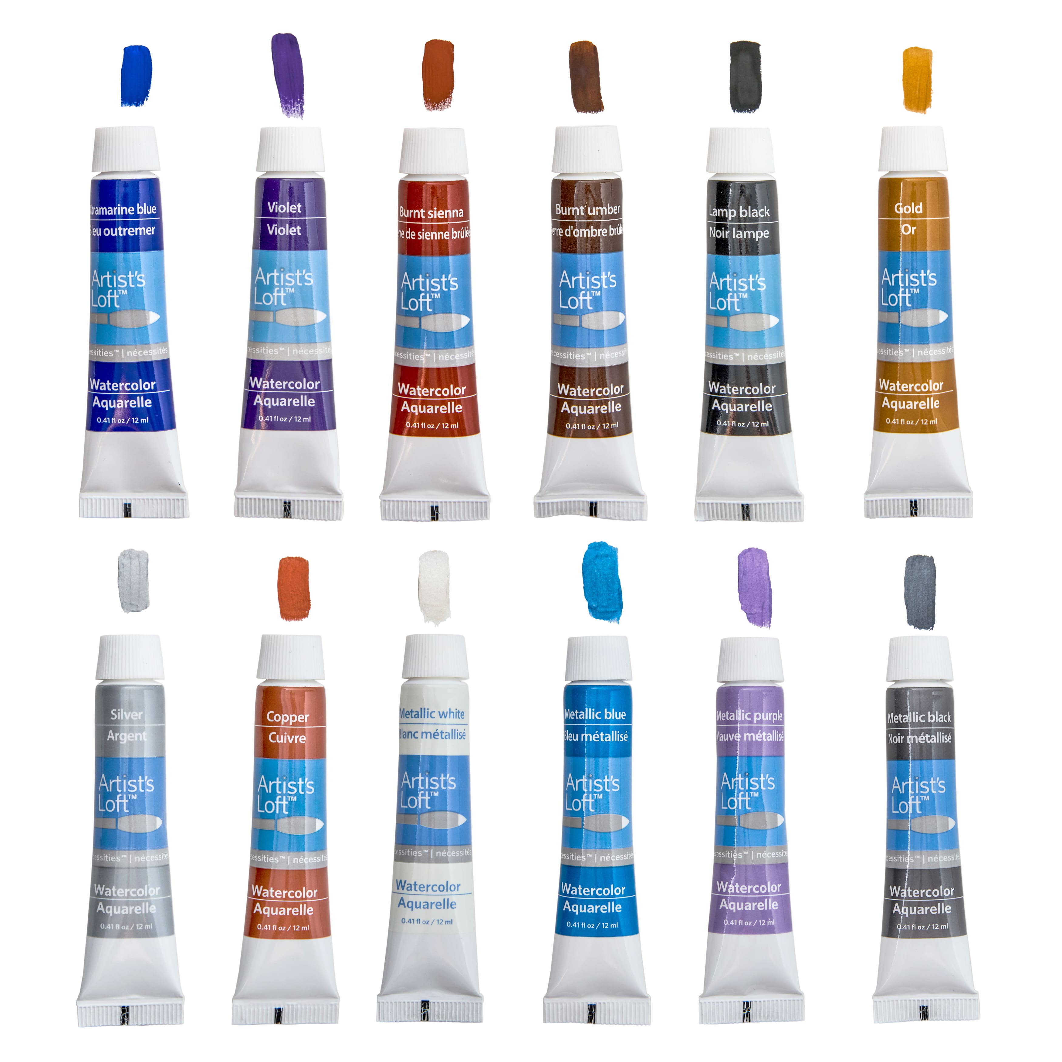 24 Color Watercolor Paint Value Pack by Artist's Loft™ Necessities™