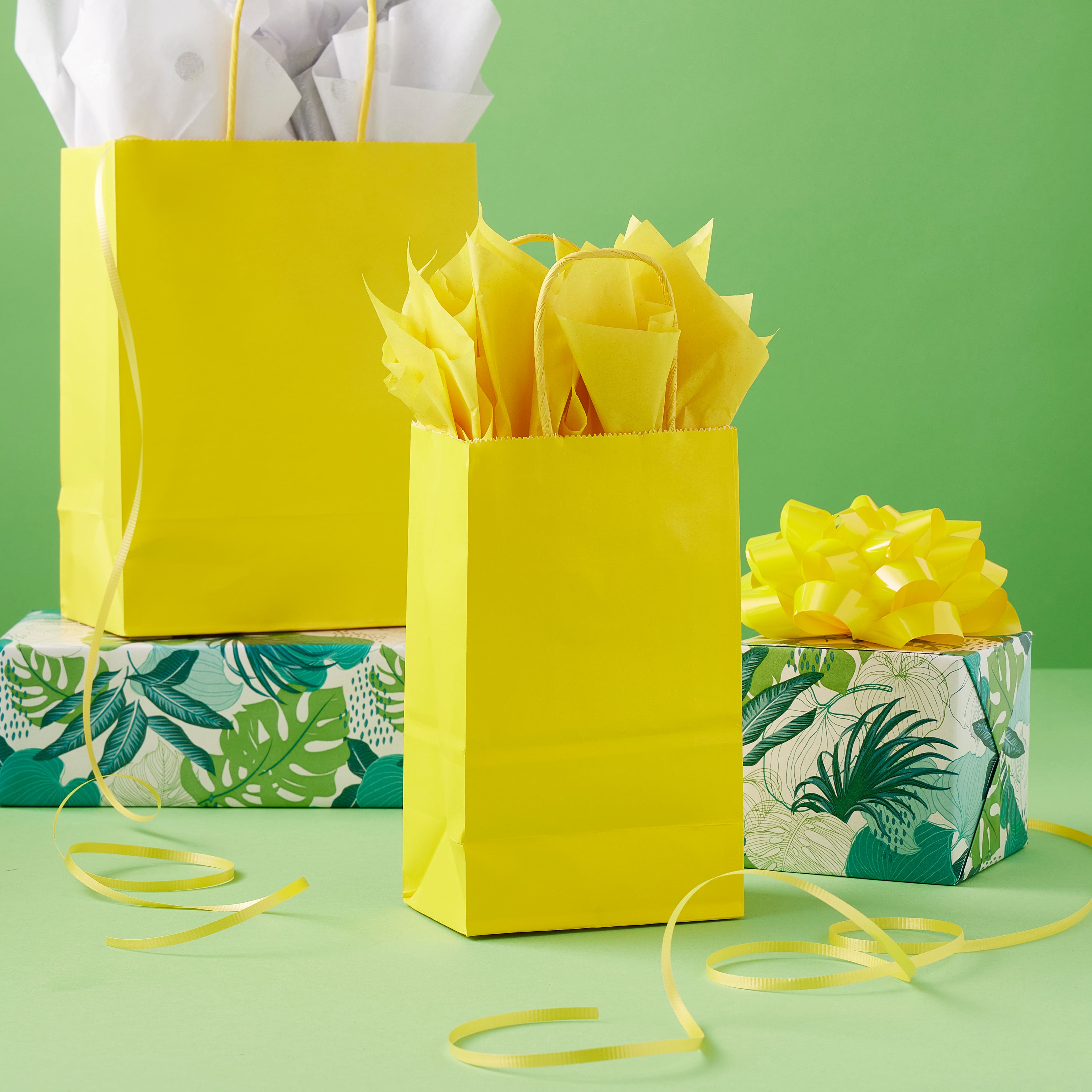 Small Yellow Paper Bag Value Pack by Celebrate It™
