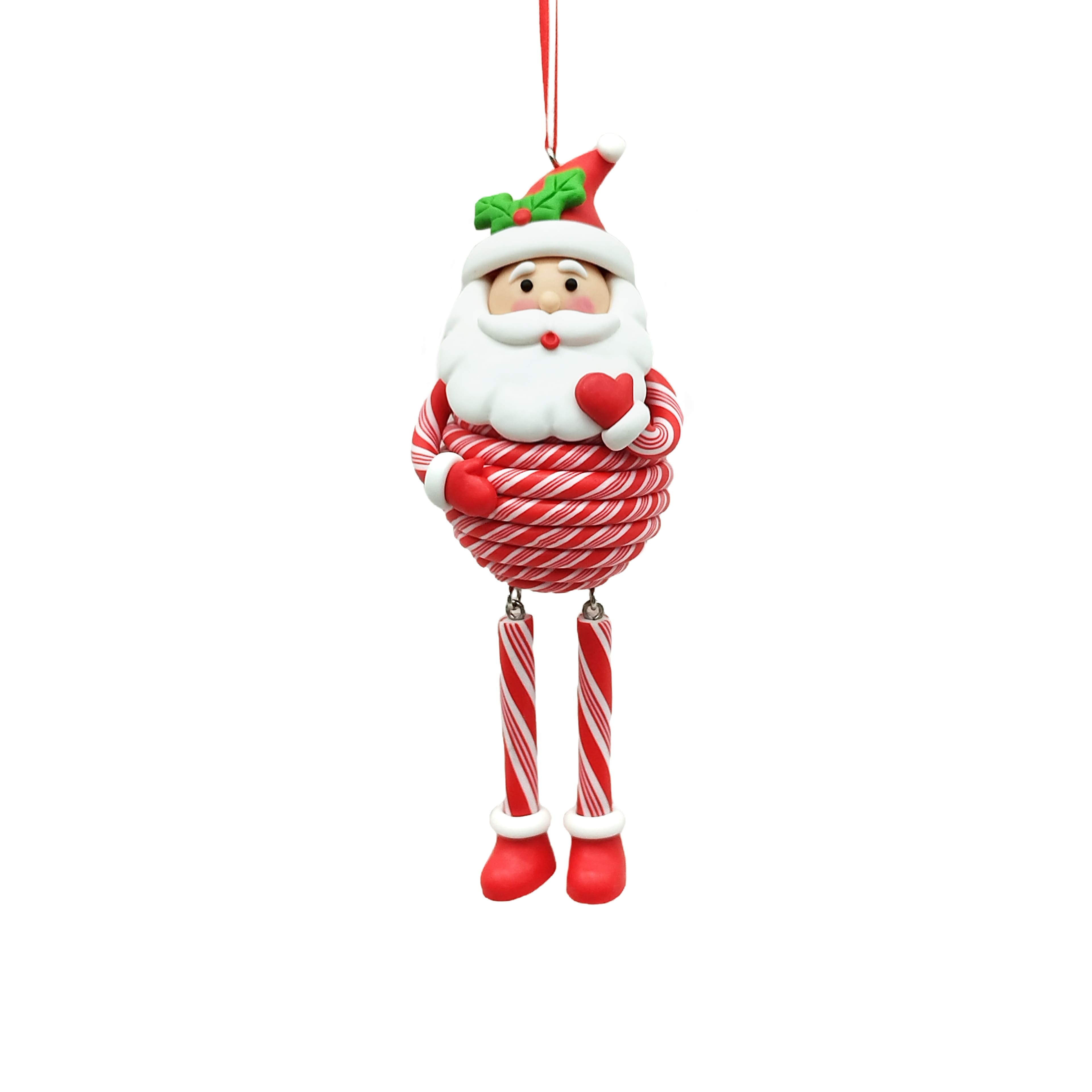 6&#x22; Clay Santa Ornament by Ashland&#xAE;