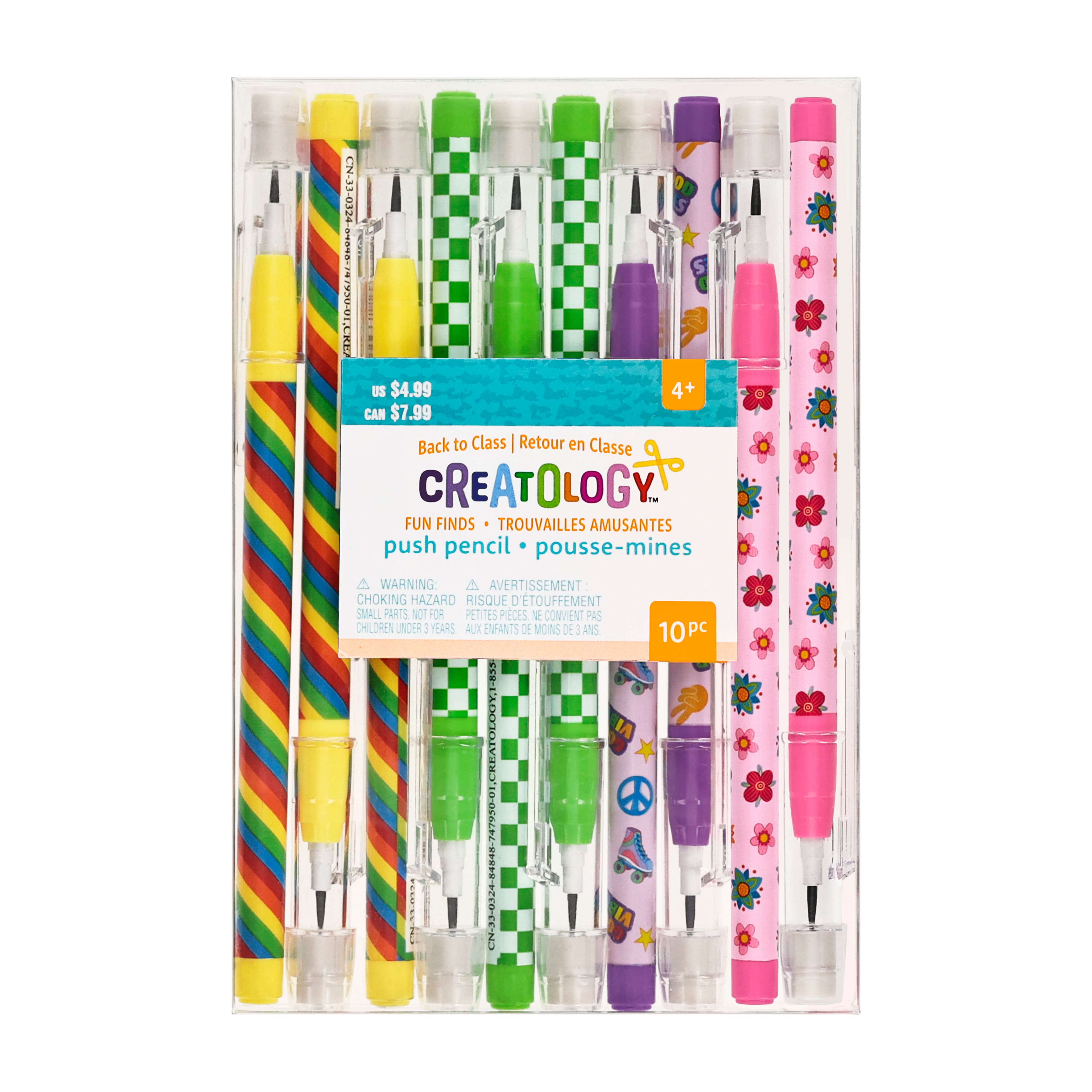 Back to Class Yellow &#x26; Red Push Pencil Set by Creatology&#x2122;