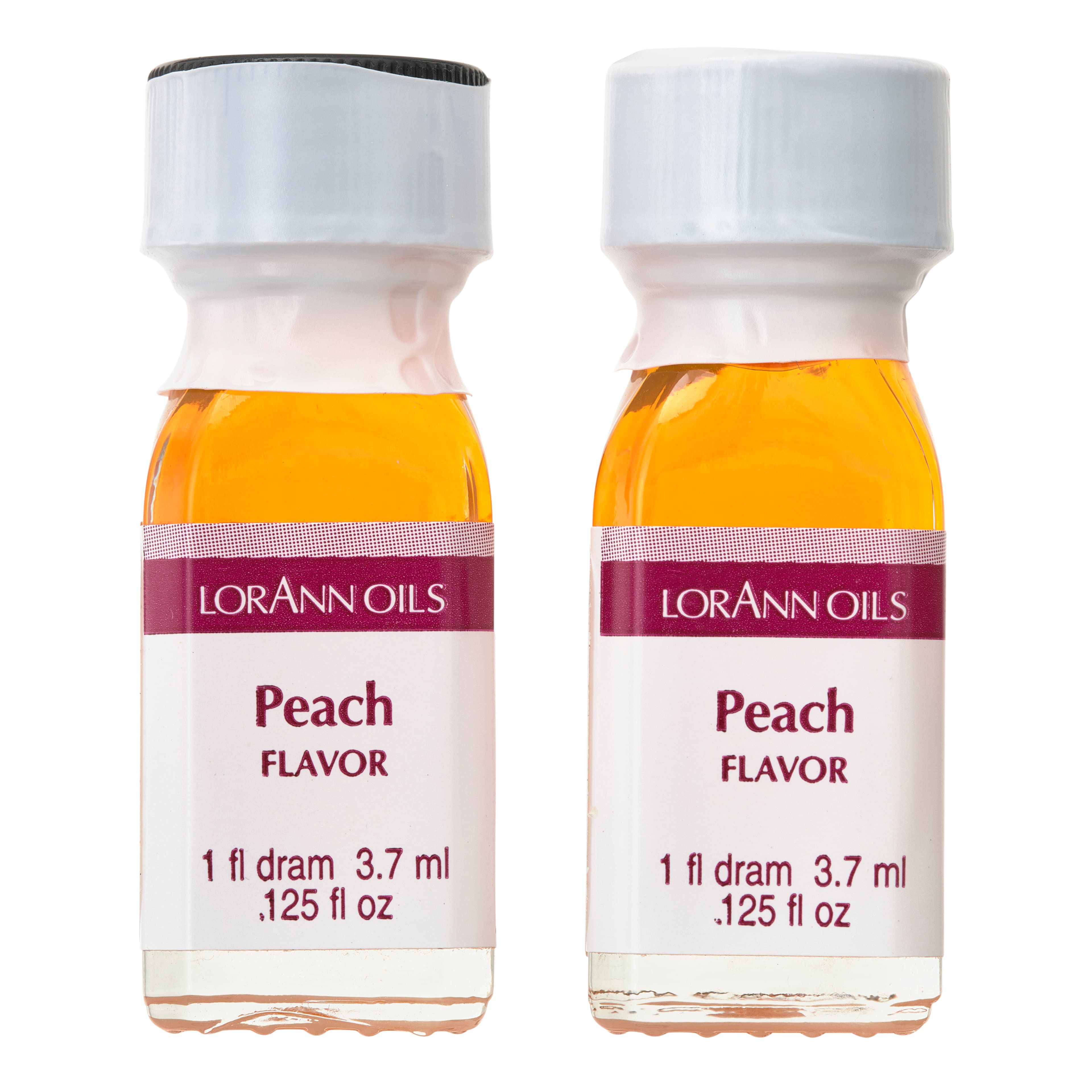 12 Packs: 2 ct. (24 total) LorAnn Peach Flavoring, 1/8oz.