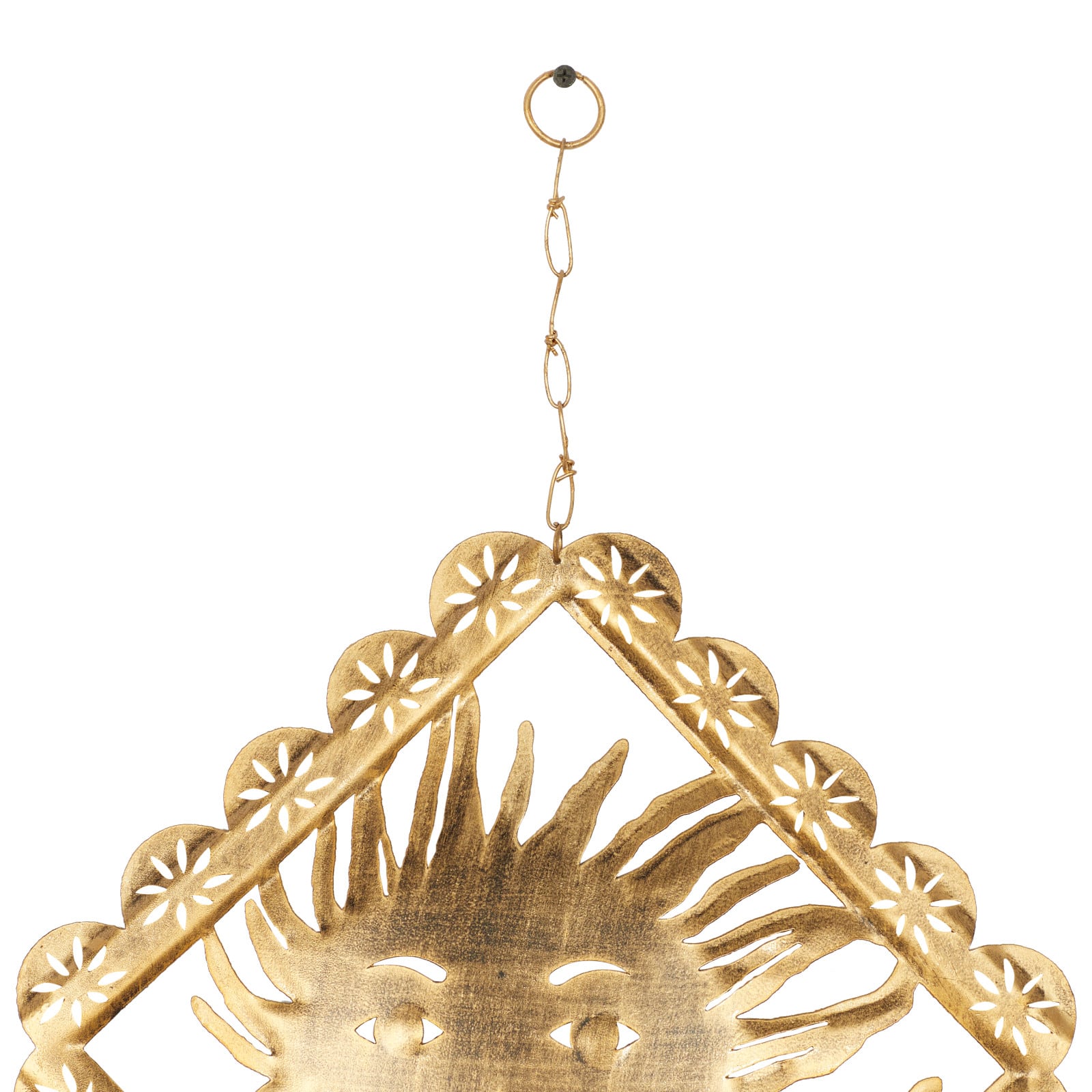 Gold Sun Metal Eclectic Windchime