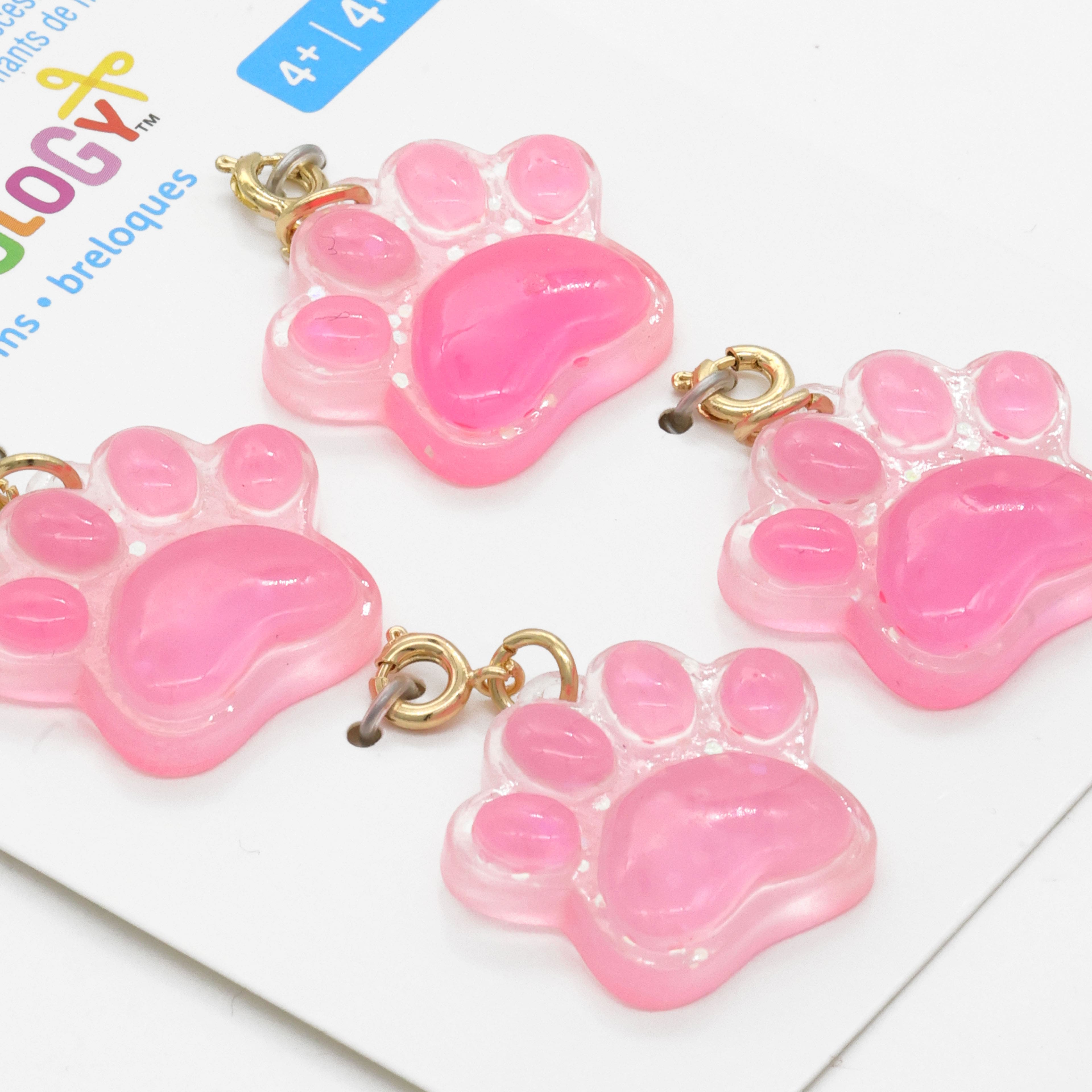 Pink Paw Charms by Creatology&#x2122;