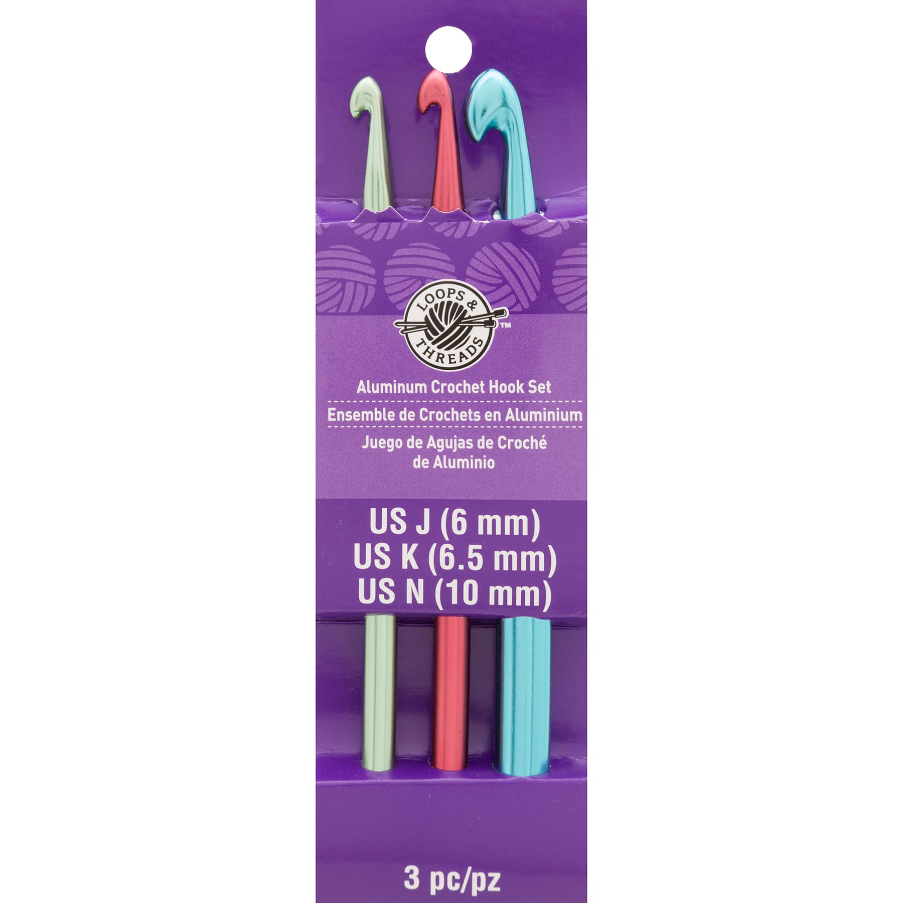 Aluminum Crochet Hook Set By Loops Threads J K N