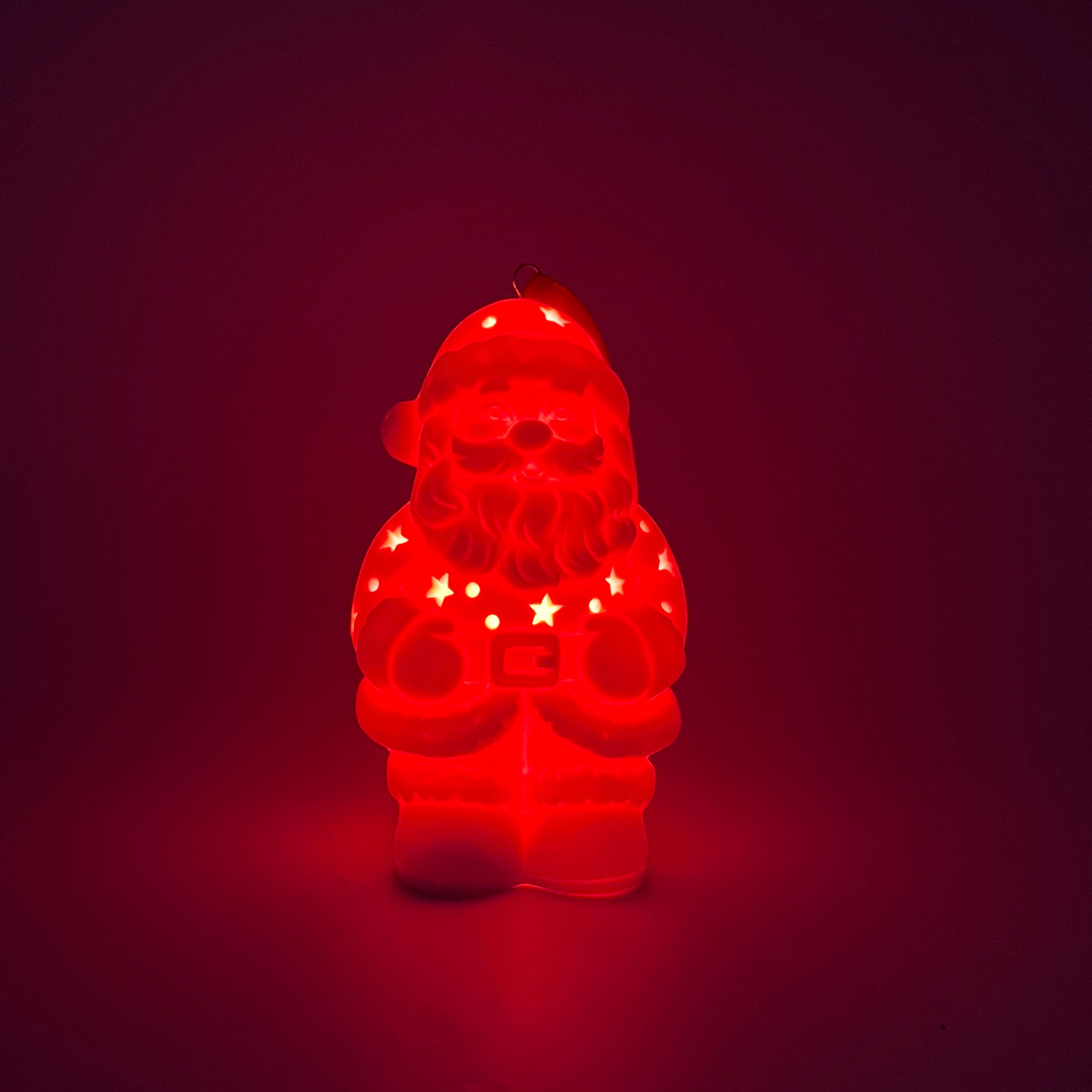 4.25&#x22; Santa DIY LED Ceramic Ornament by Make Market&#xAE;