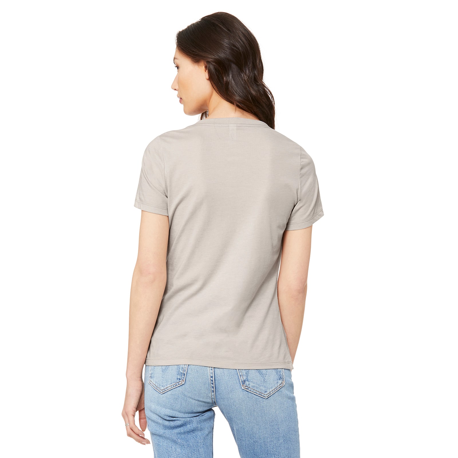 6 Pack: BELLA+CANVAS® Women's Relaxed V-Neck Heather T-Shirt