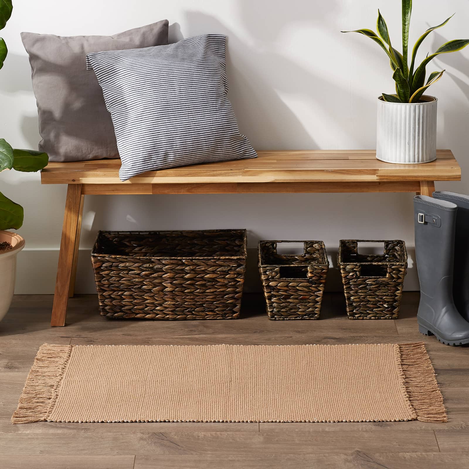 DII&#xAE; 2-Tone Ribbed Rug, 2ft. x 3ft.