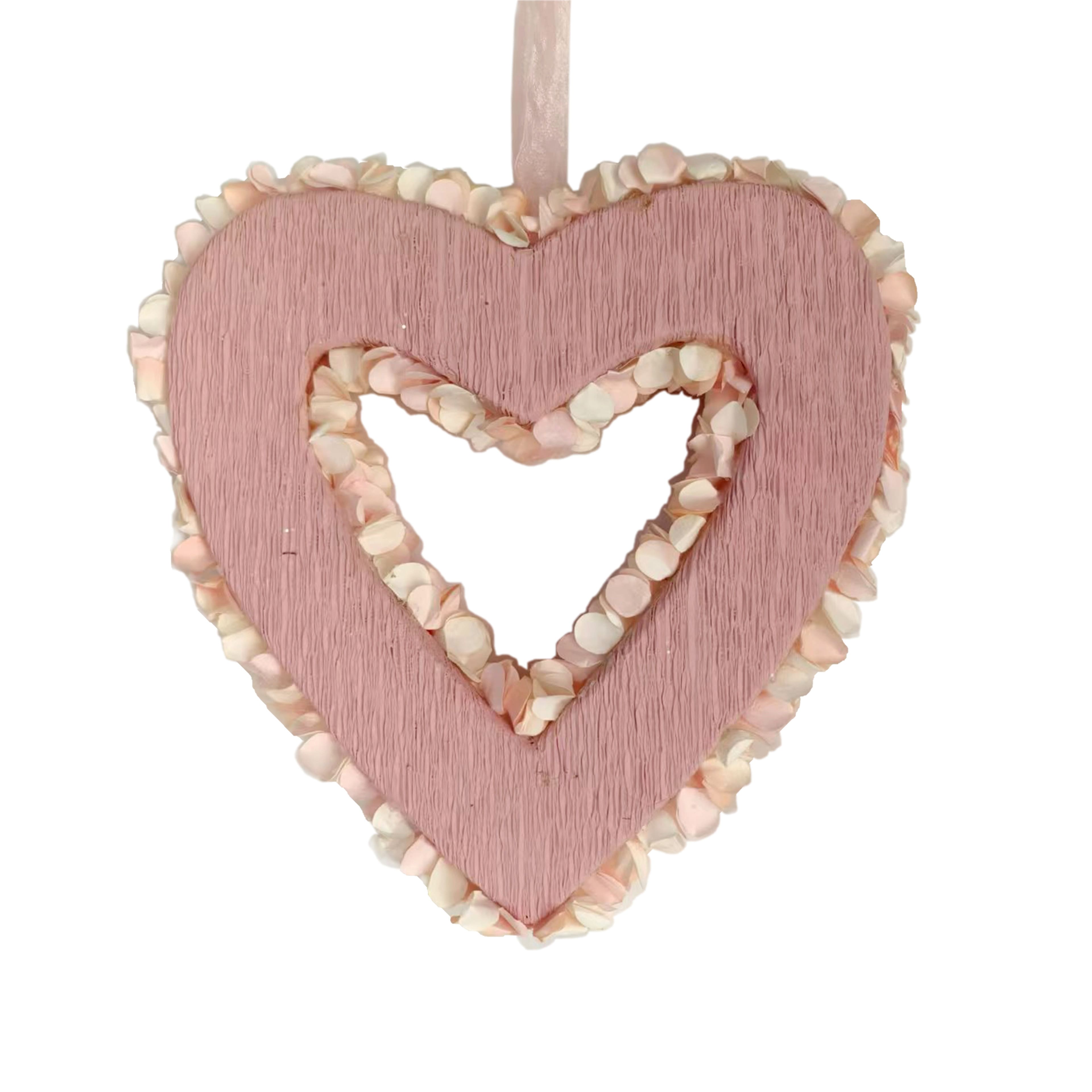 10&#x22; Floral Heart Wreath by Ashland&#xAE;
