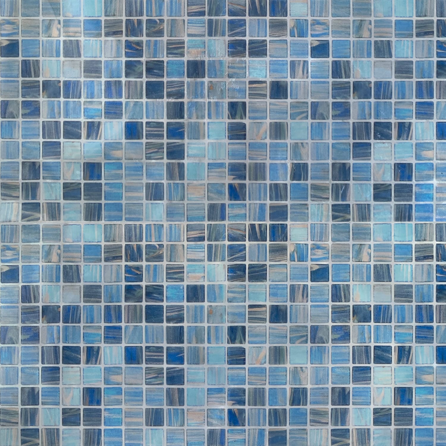 RoomMates Blue Mosaic Privacy Window Film