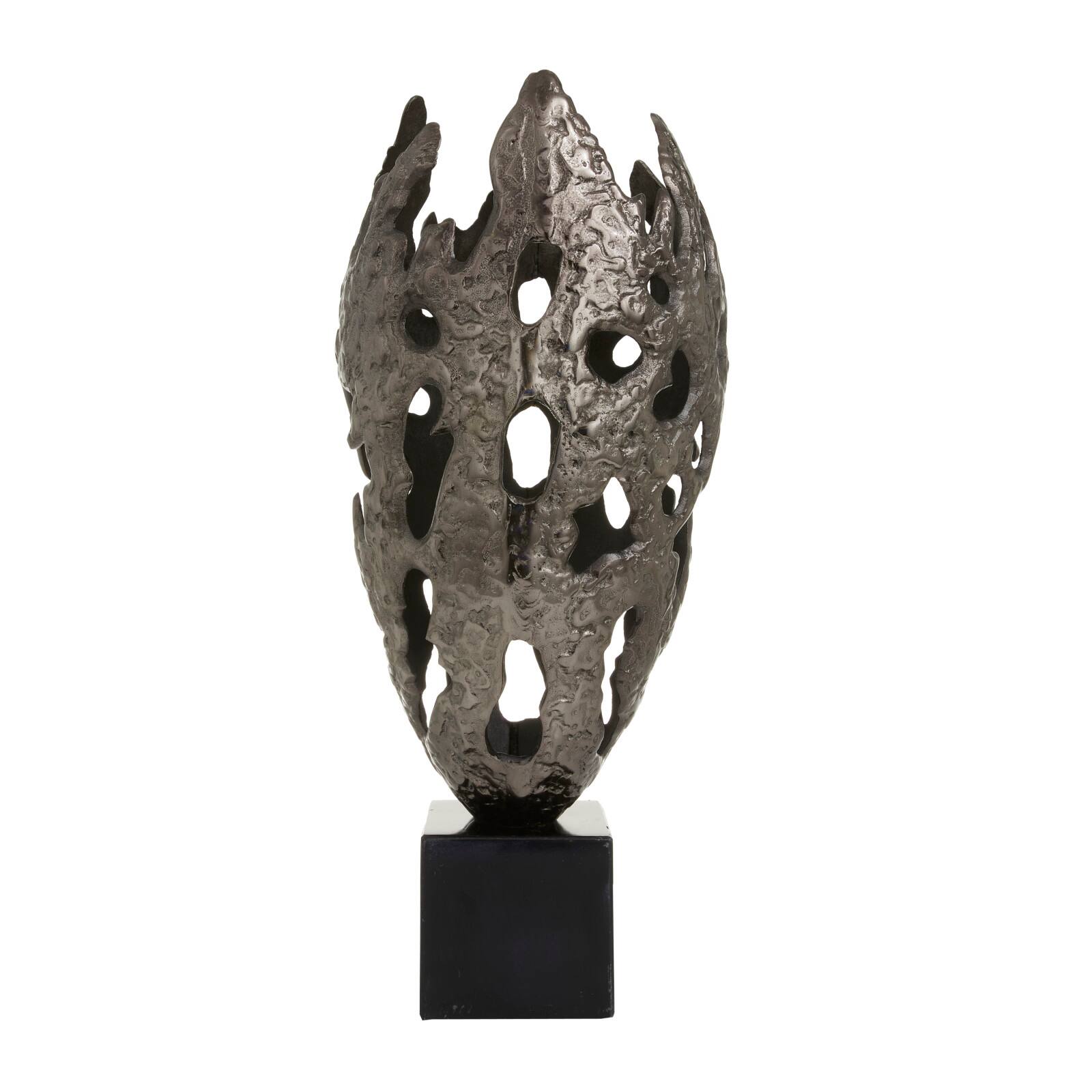 Bronze Aluminum Contemporary Sculpture, 23 x 10 x 10 By Ivory And Iris