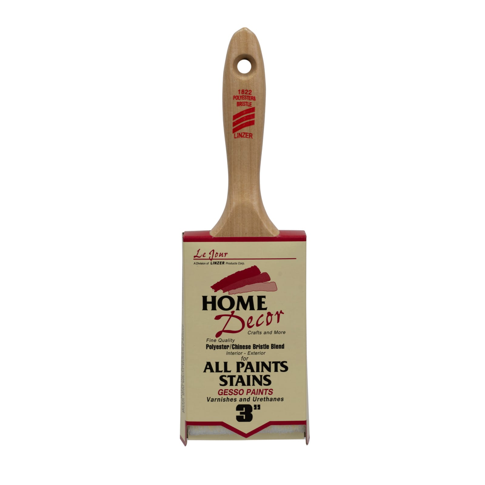 Linzer Products 1 in. Home Decor Paint Brush