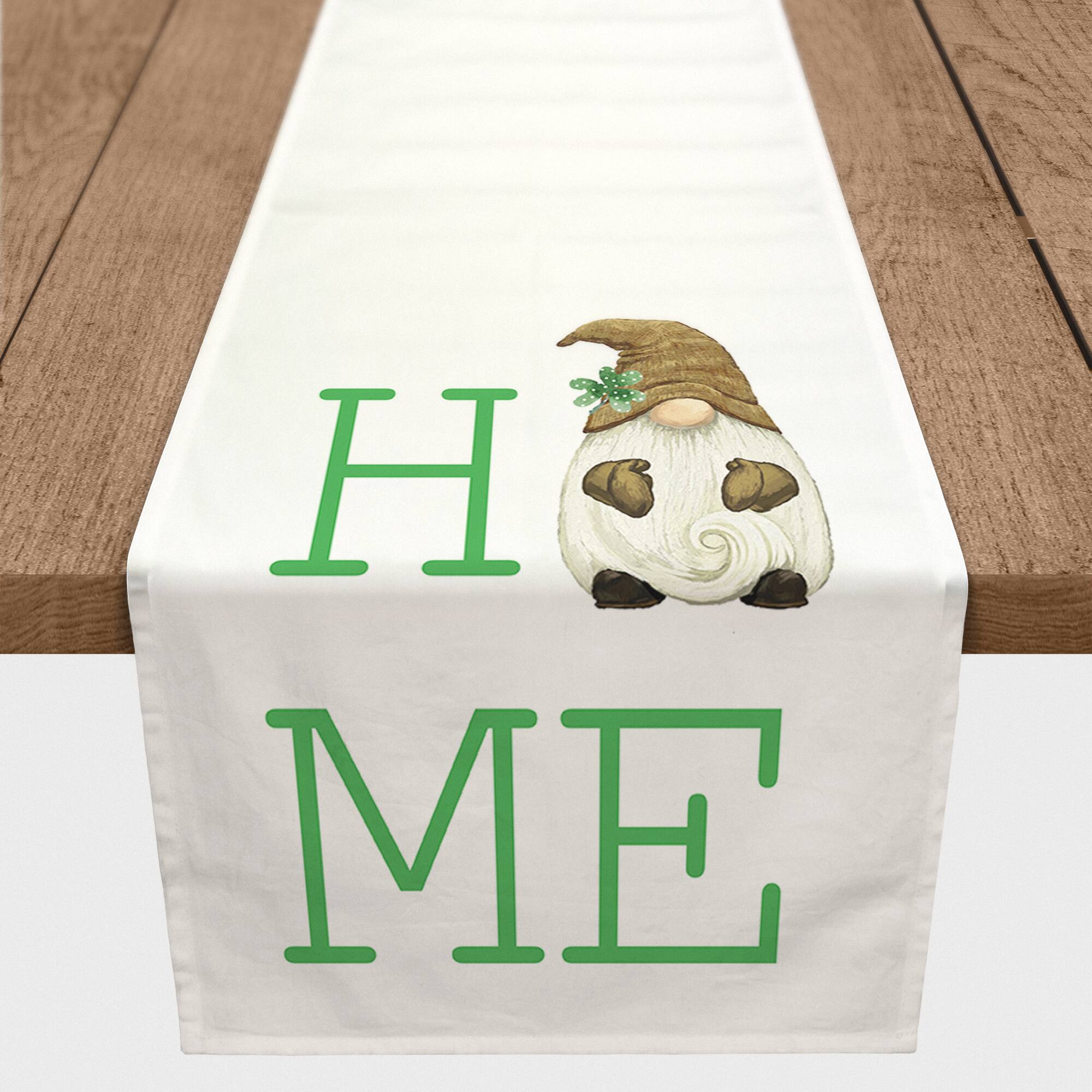 Home Gnome Poly Twill Table Runner