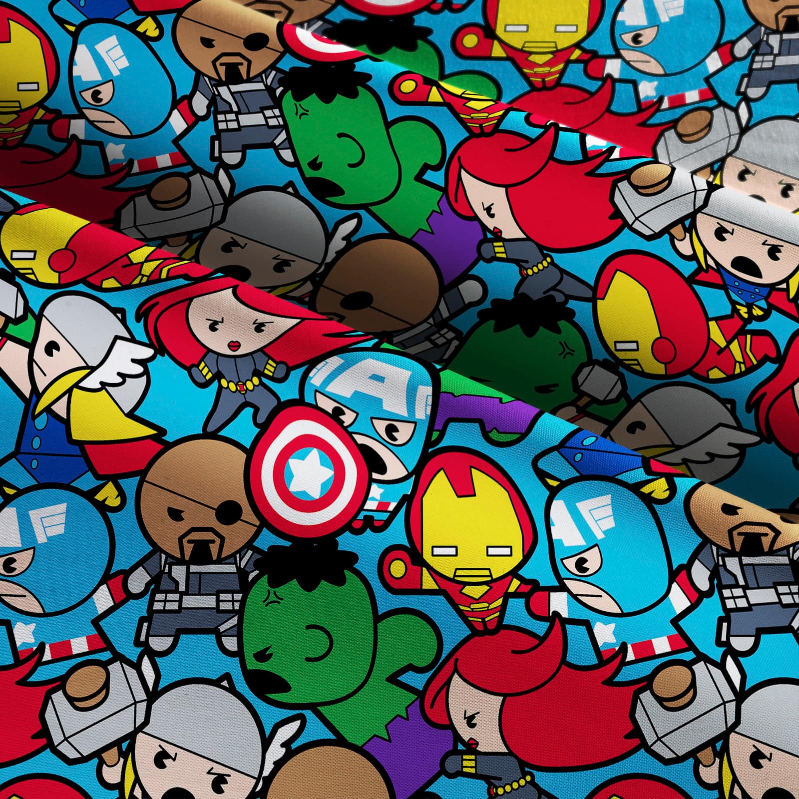 Springs Creative Marvel&#xAE; Kawaii Characters Packed Cotton Fabric