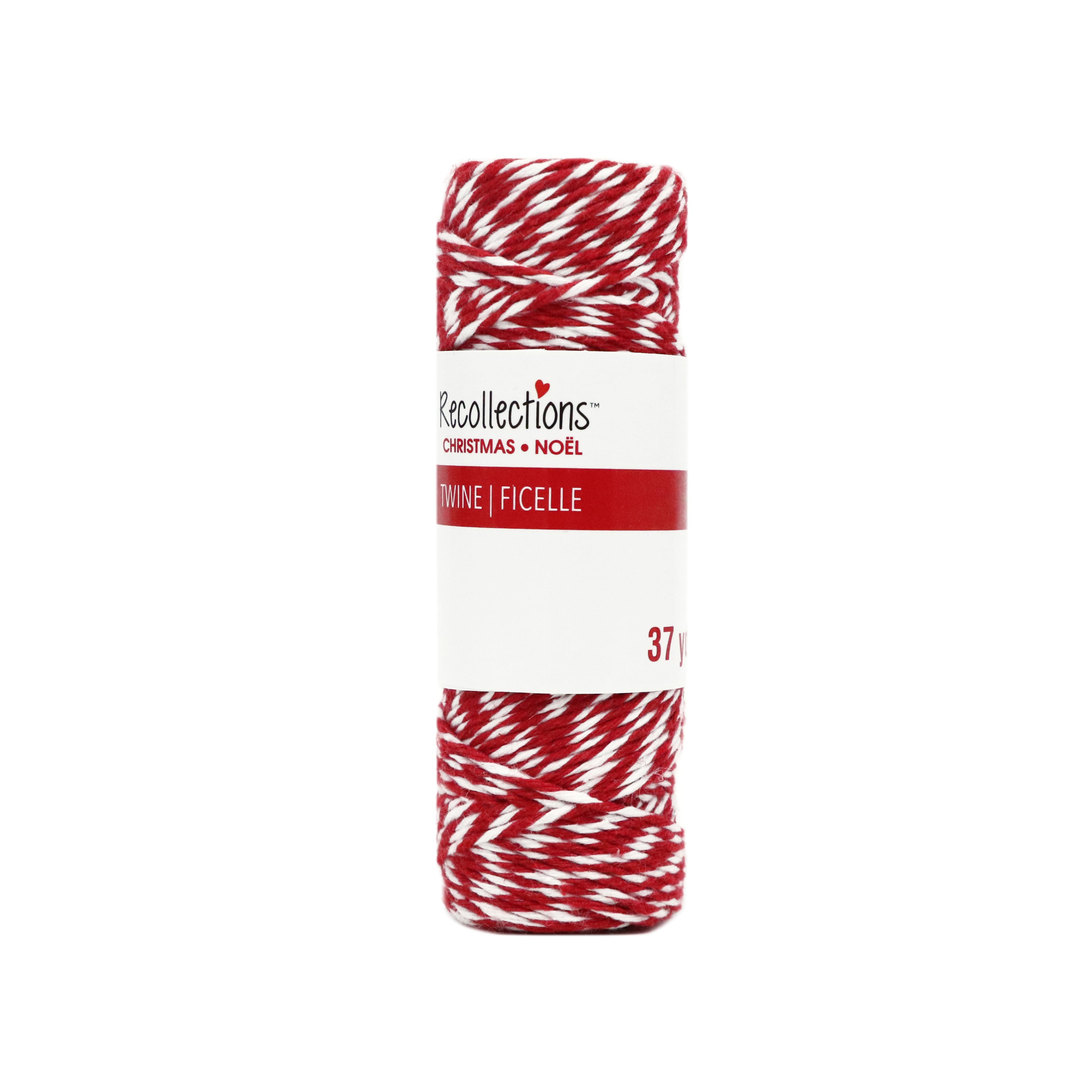 37yd. Red &#x26; White Twine by Recollections&#x2122;