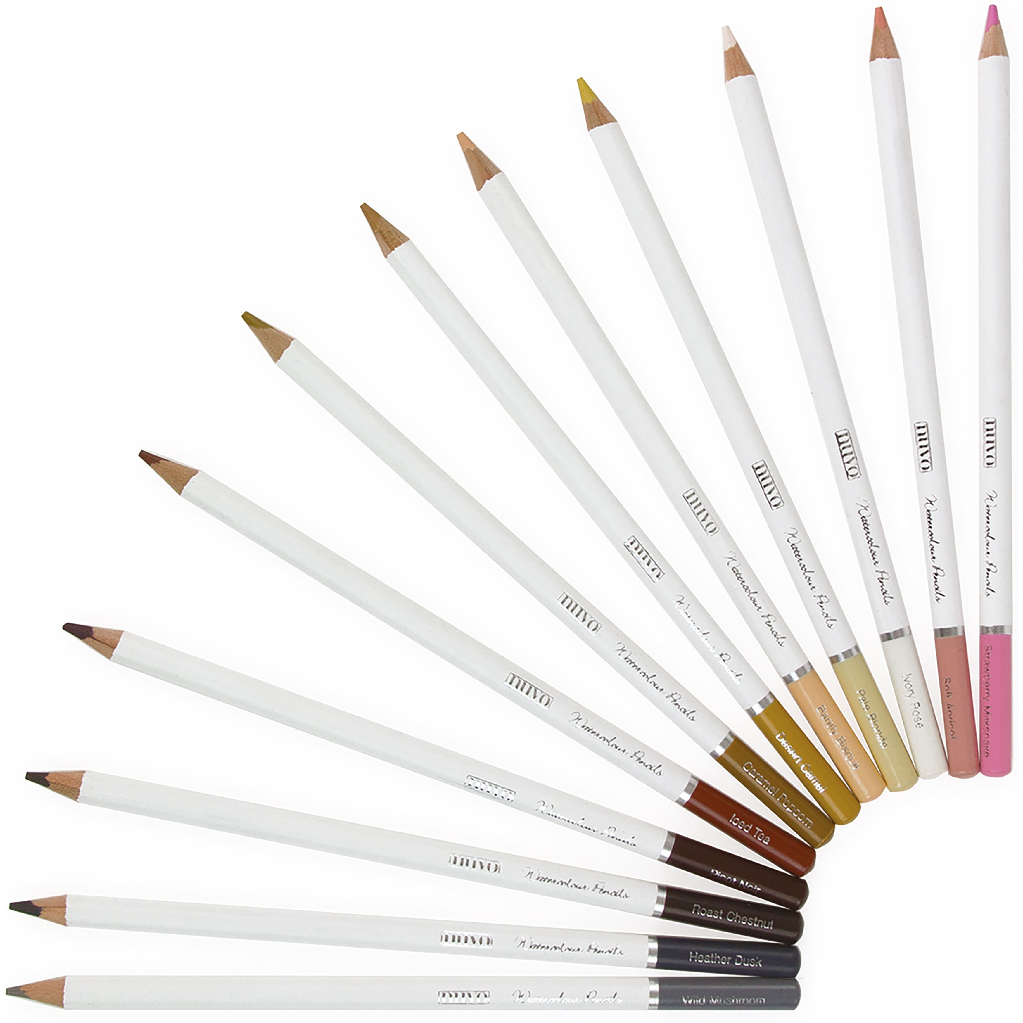 Nuvo Hair &#x26; Skin Tones Watercolor Pencil Set