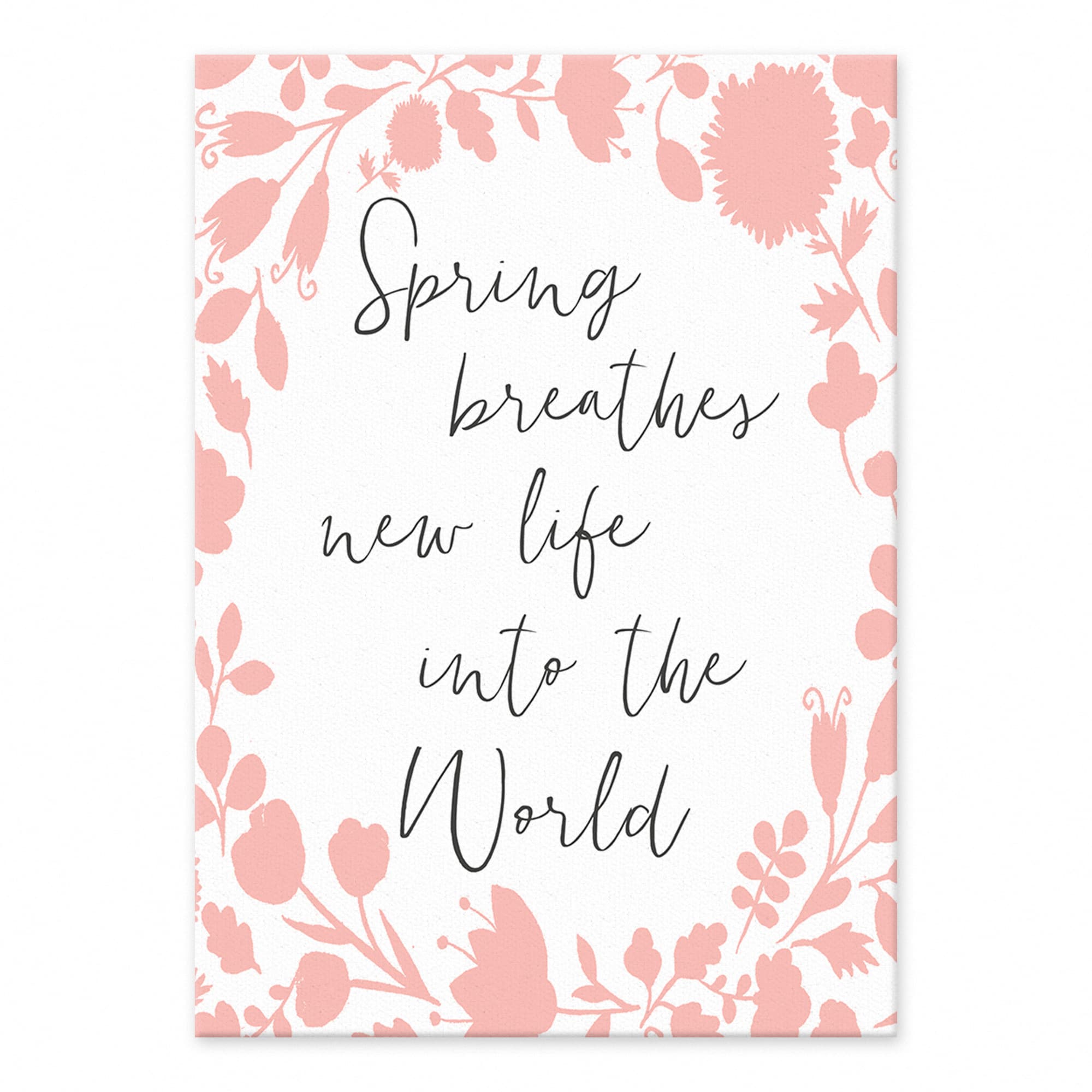 Spring Breathes New Life Tabletop Canvas Art 