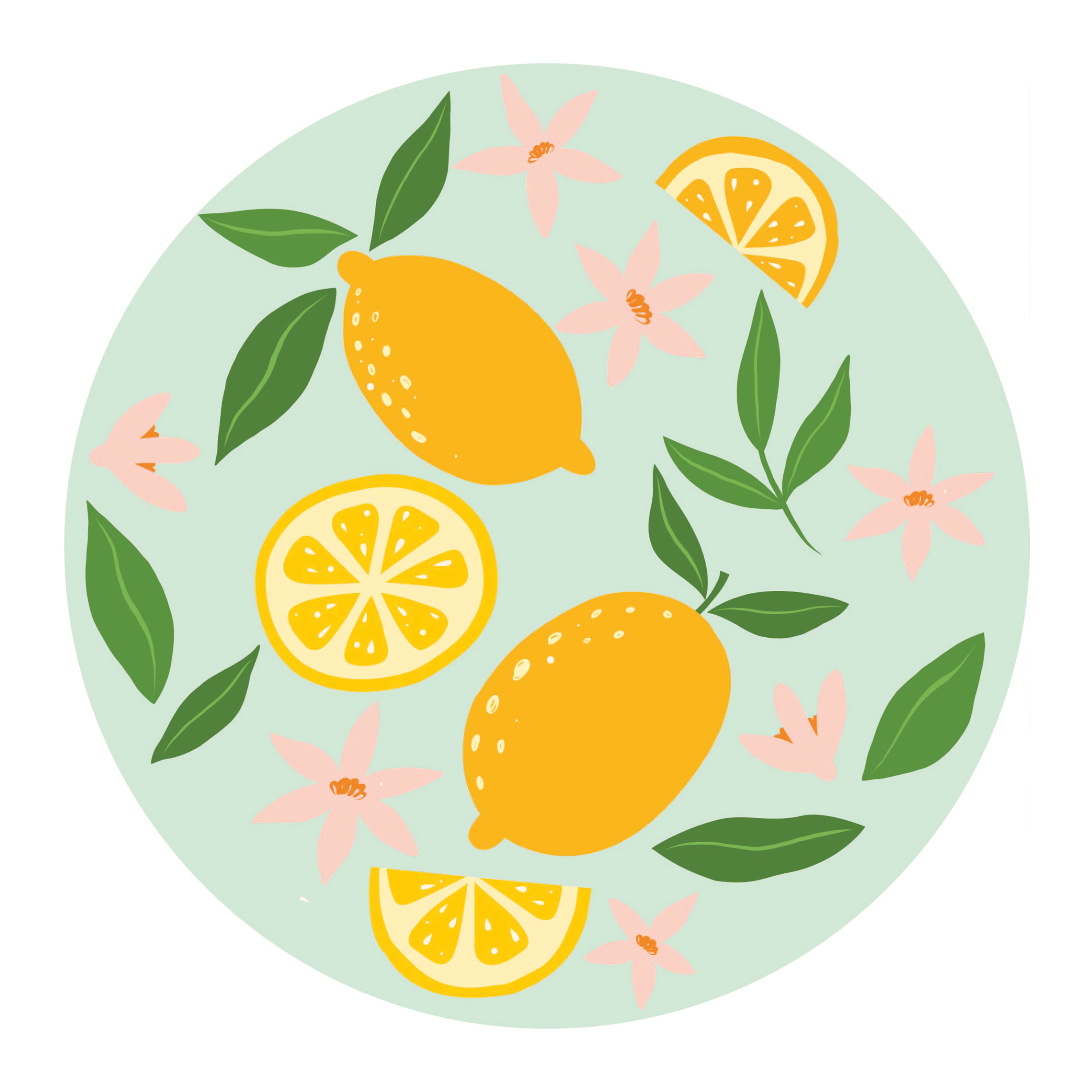 7" Fruit Round Canvas Painting Kit by Craft Smart®