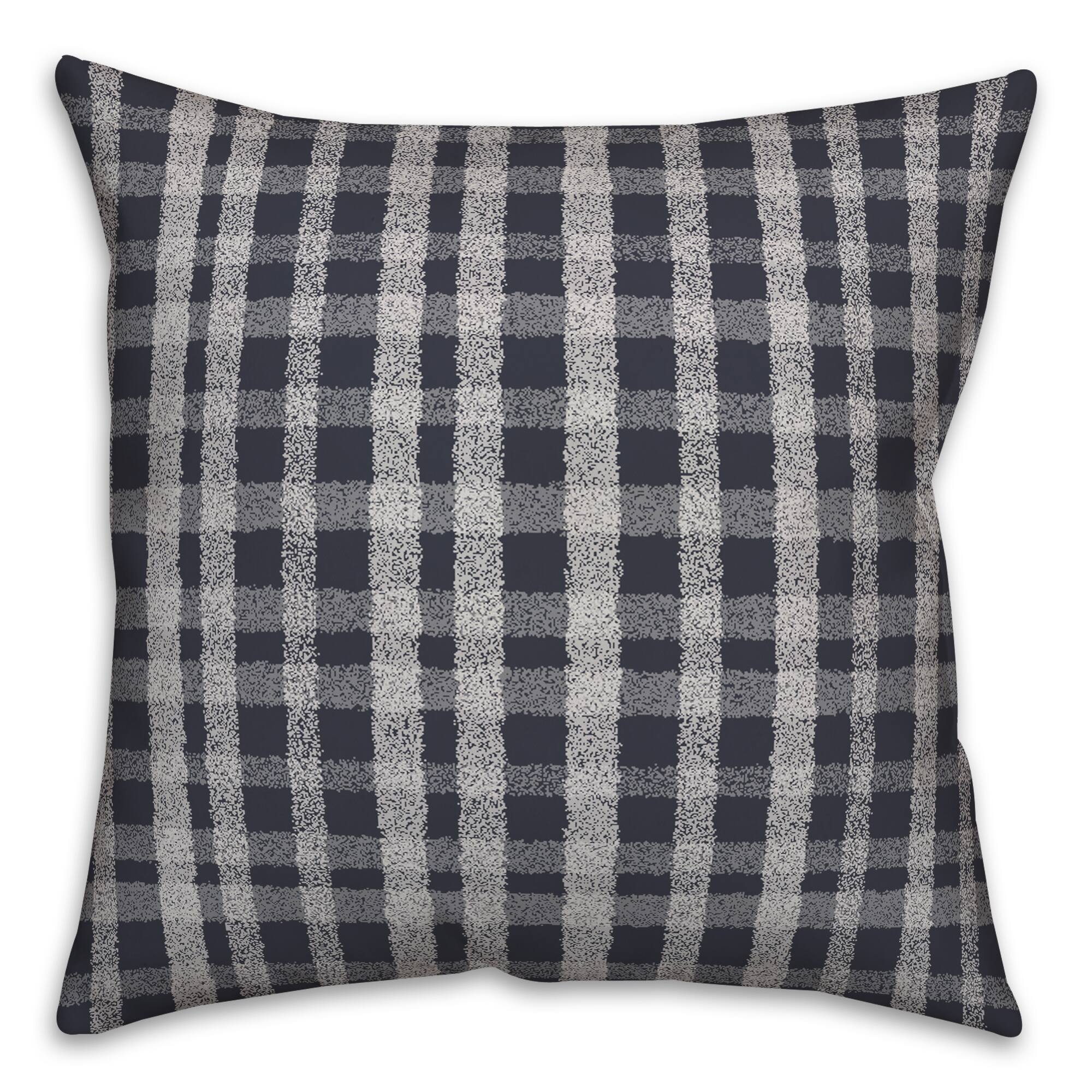 Chalky Plaid Indoor/Outdoor Pillow