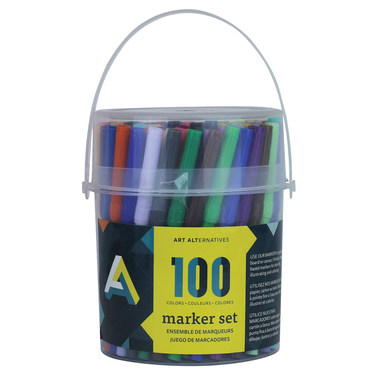 Art Alternatives Fine Tip Marker 100 Color Set