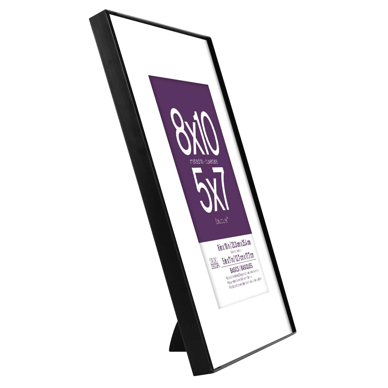 6 Pack: Black Frame with Mat, Basics by Studio Décor®